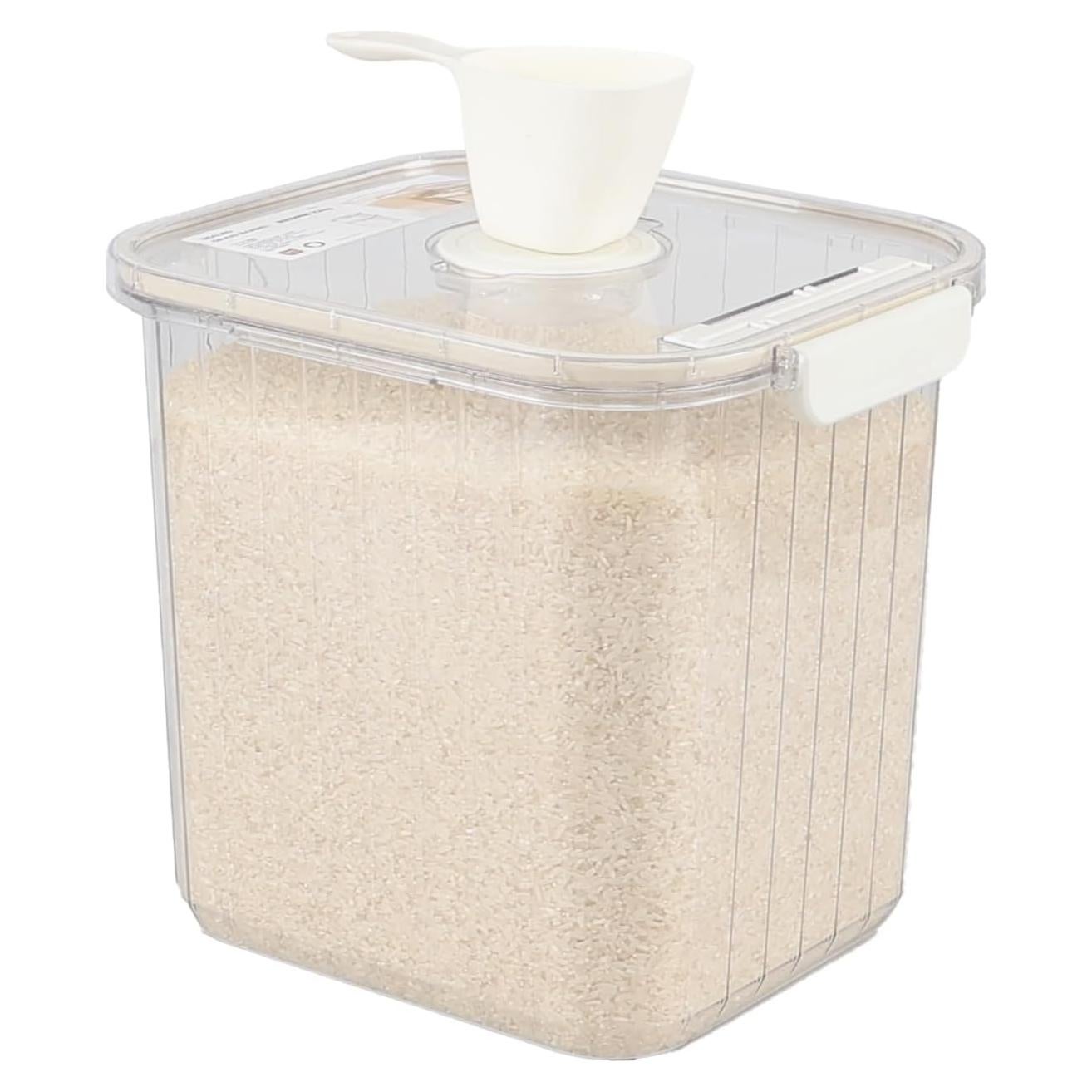 Contenedor de almacenamiento de arroz hermético AnnkkyUS 10 kg