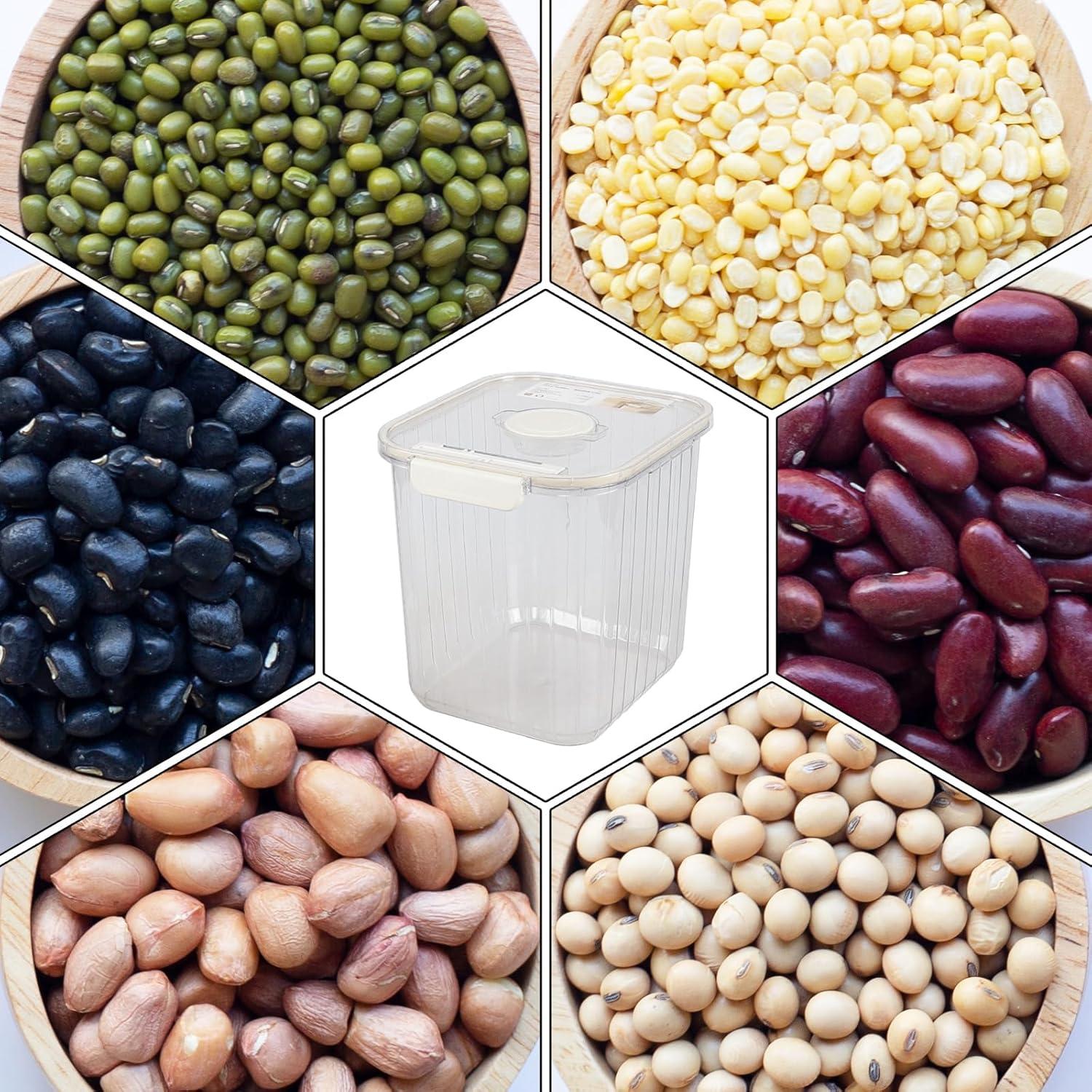 Contenedor de almacenamiento de arroz hermético AnnkkyUS 10 kg