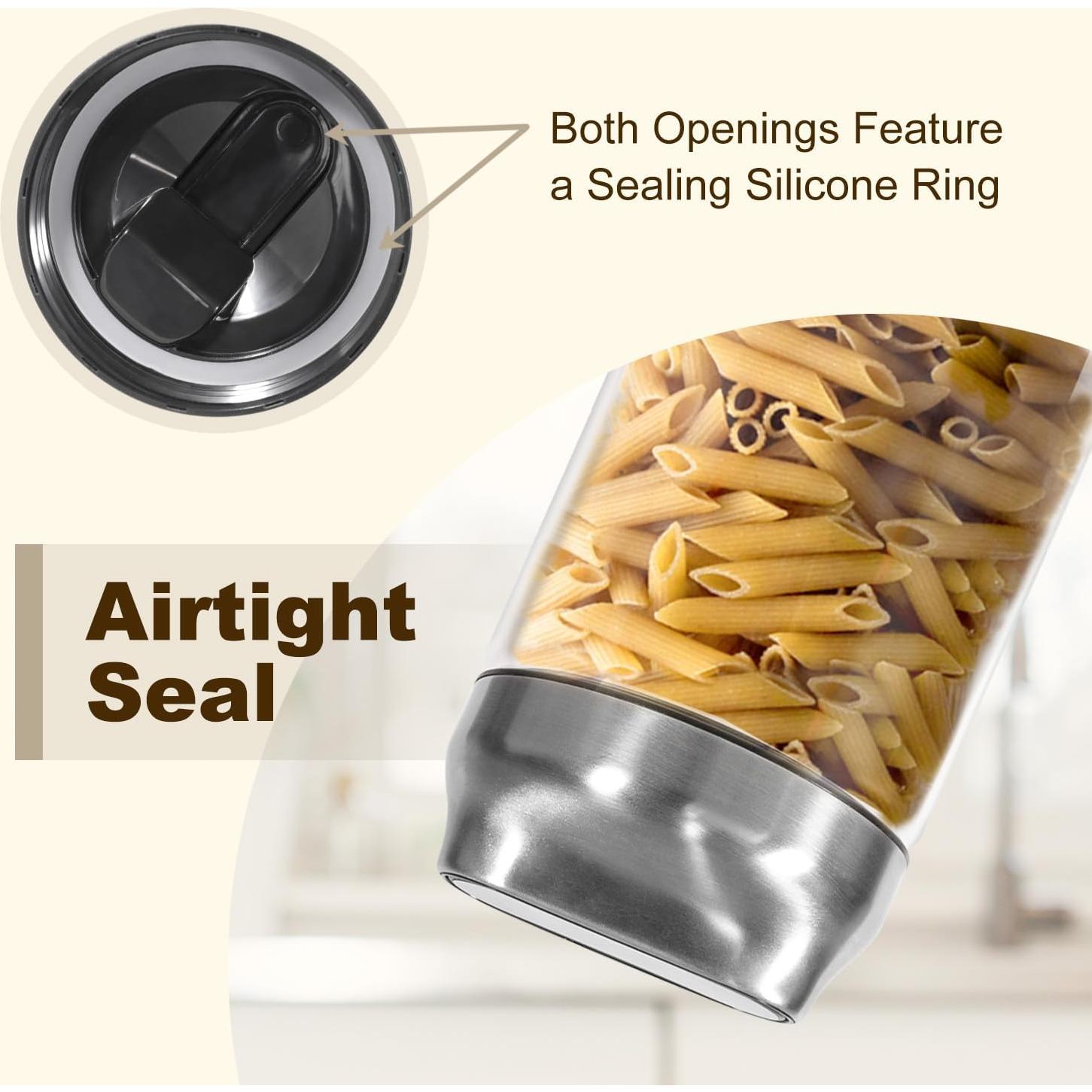 Frasco de Almacenamiento de Vidrio Aelga 34oz Hermético