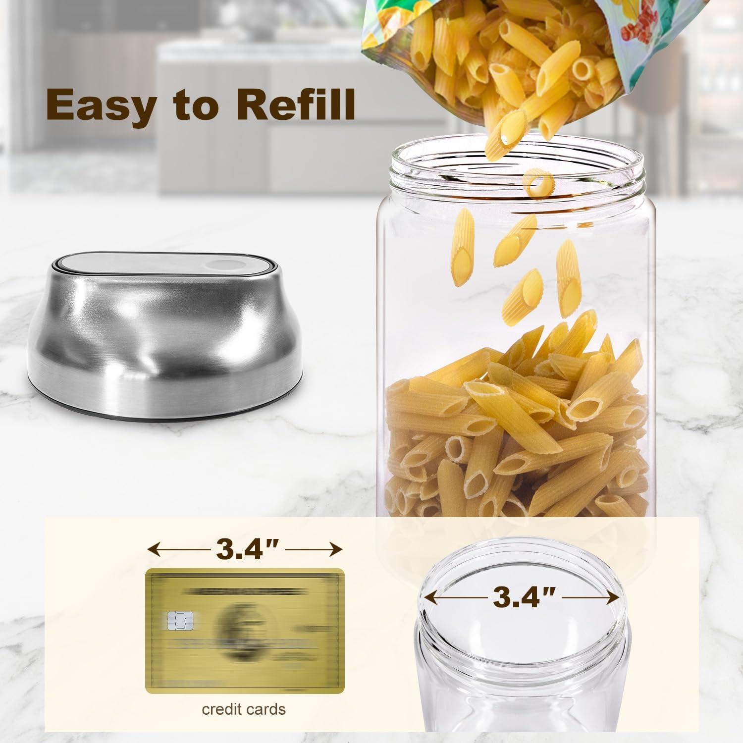 Frasco de Almacenamiento de Vidrio Aelga 34oz Hermético