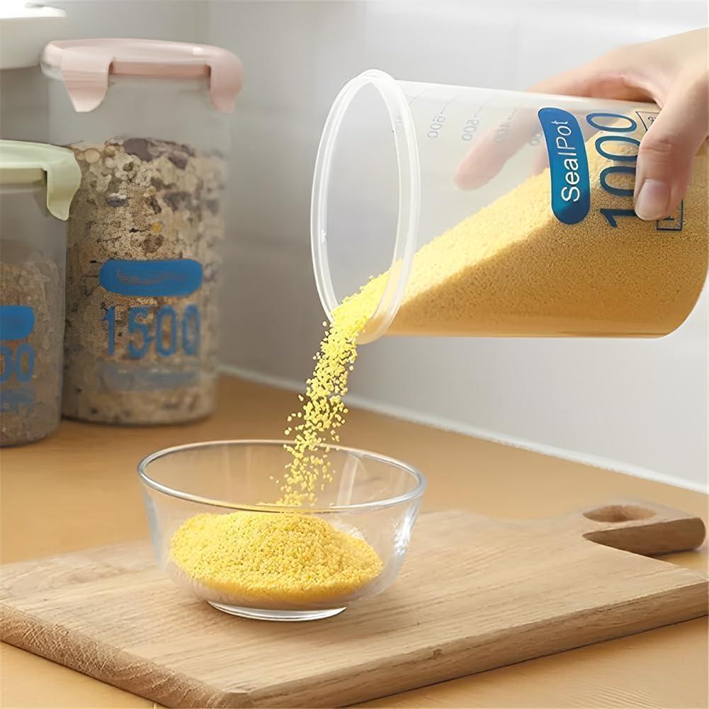 Contenedor Hermético de Alimentos Joyzan 1000ml, Plástico a Prueba de Fugas