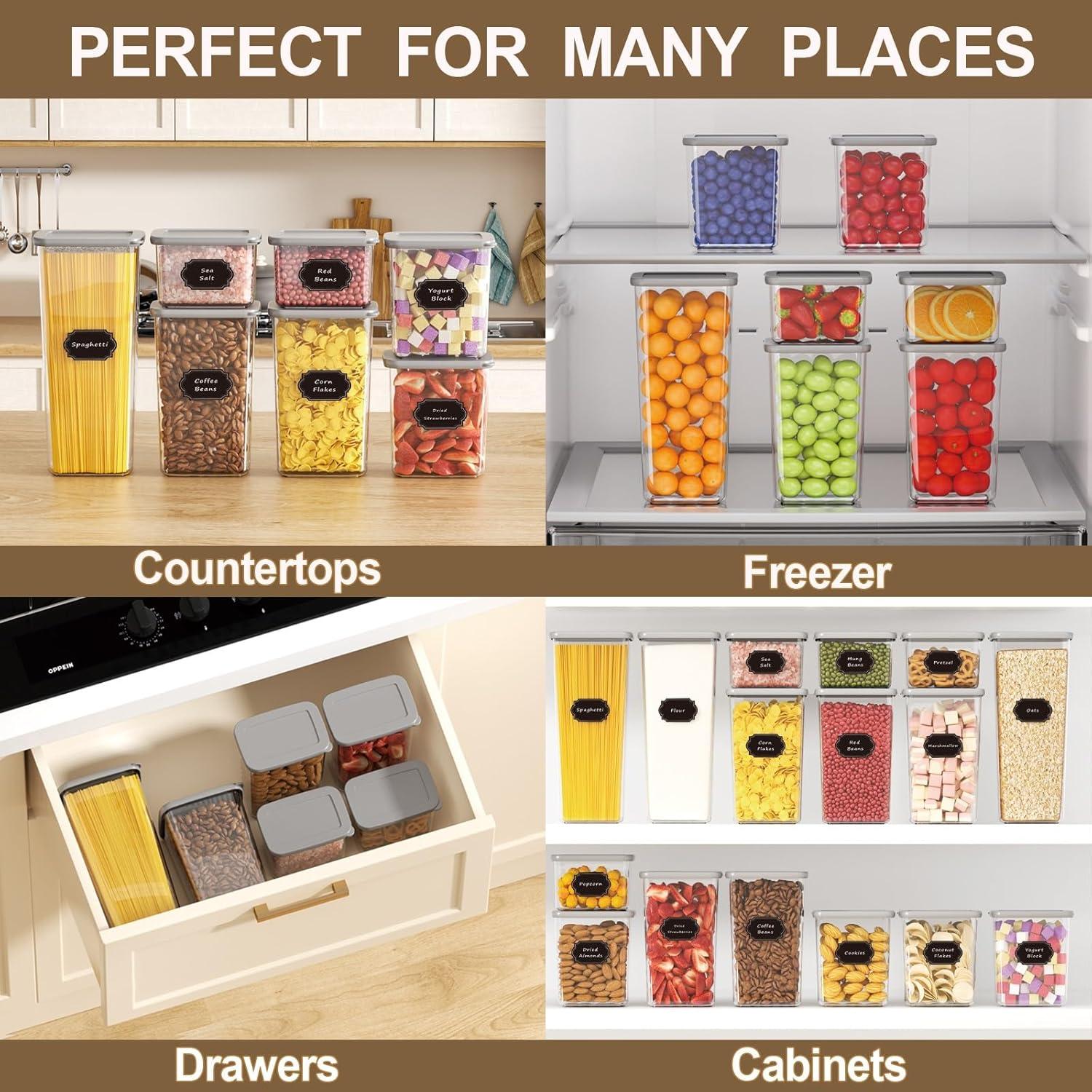 Juego de 7 Contenedores de Almacenamiento Herméticos Homhut