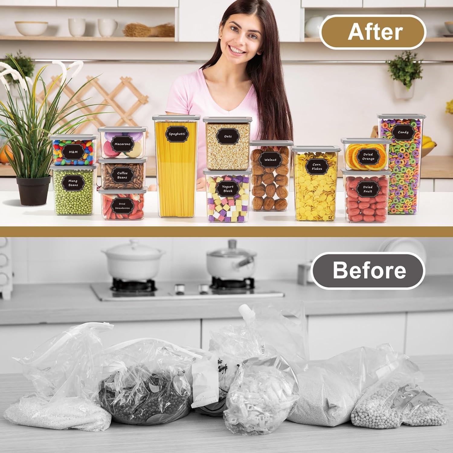 Juego de 7 Contenedores de Almacenamiento Herméticos Homhut