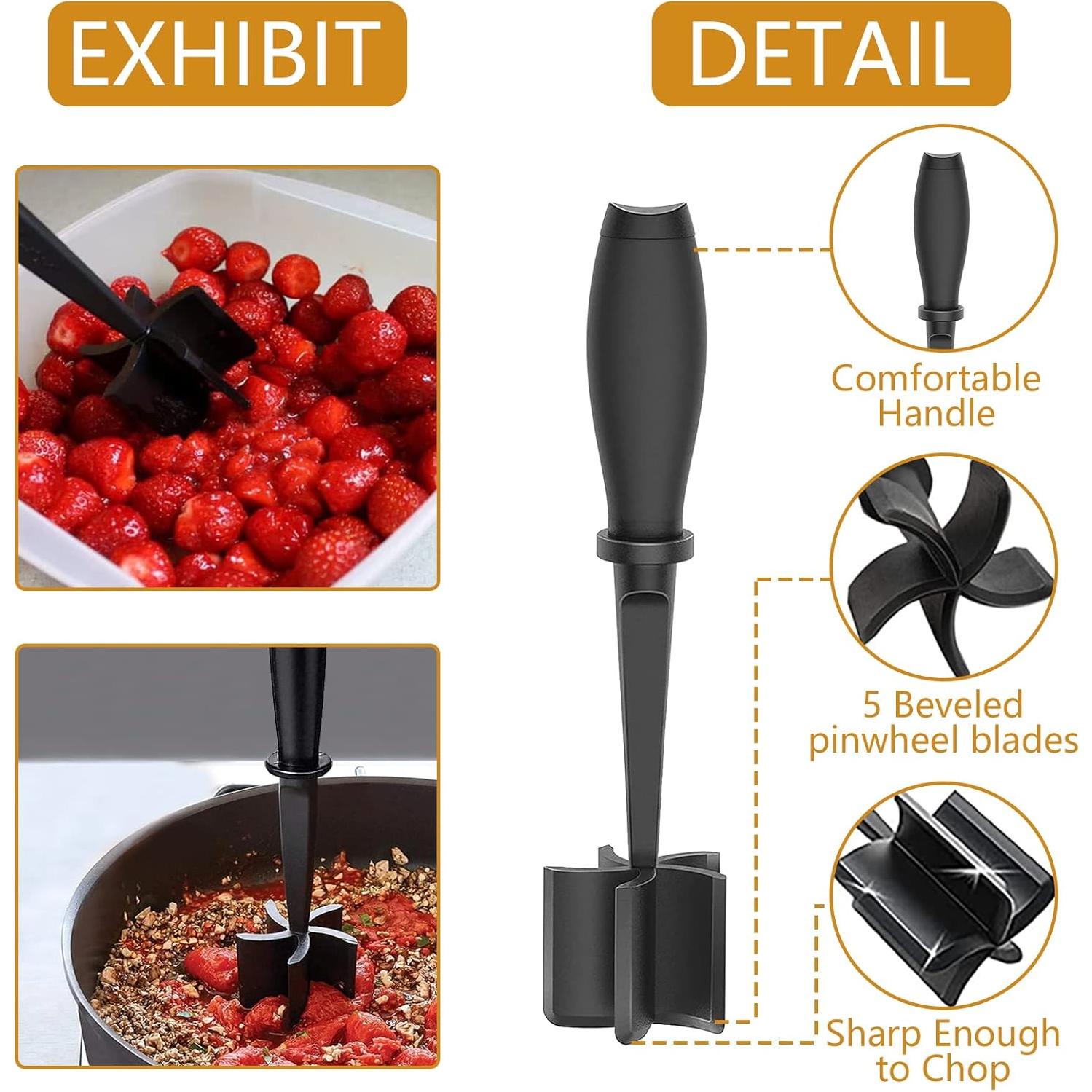 Picador de Carne MEKBOK 5 Cuchillas Nylon Resistente al Calor