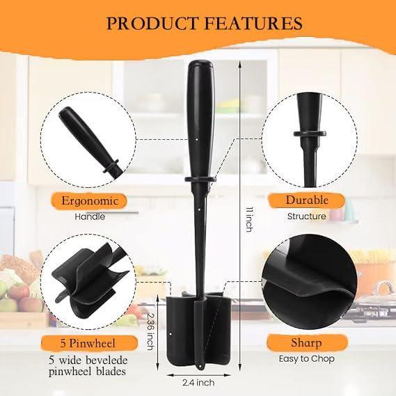 Picador de Carne Multifuncional KWBLWF 27.94 cm Resistente al Calor