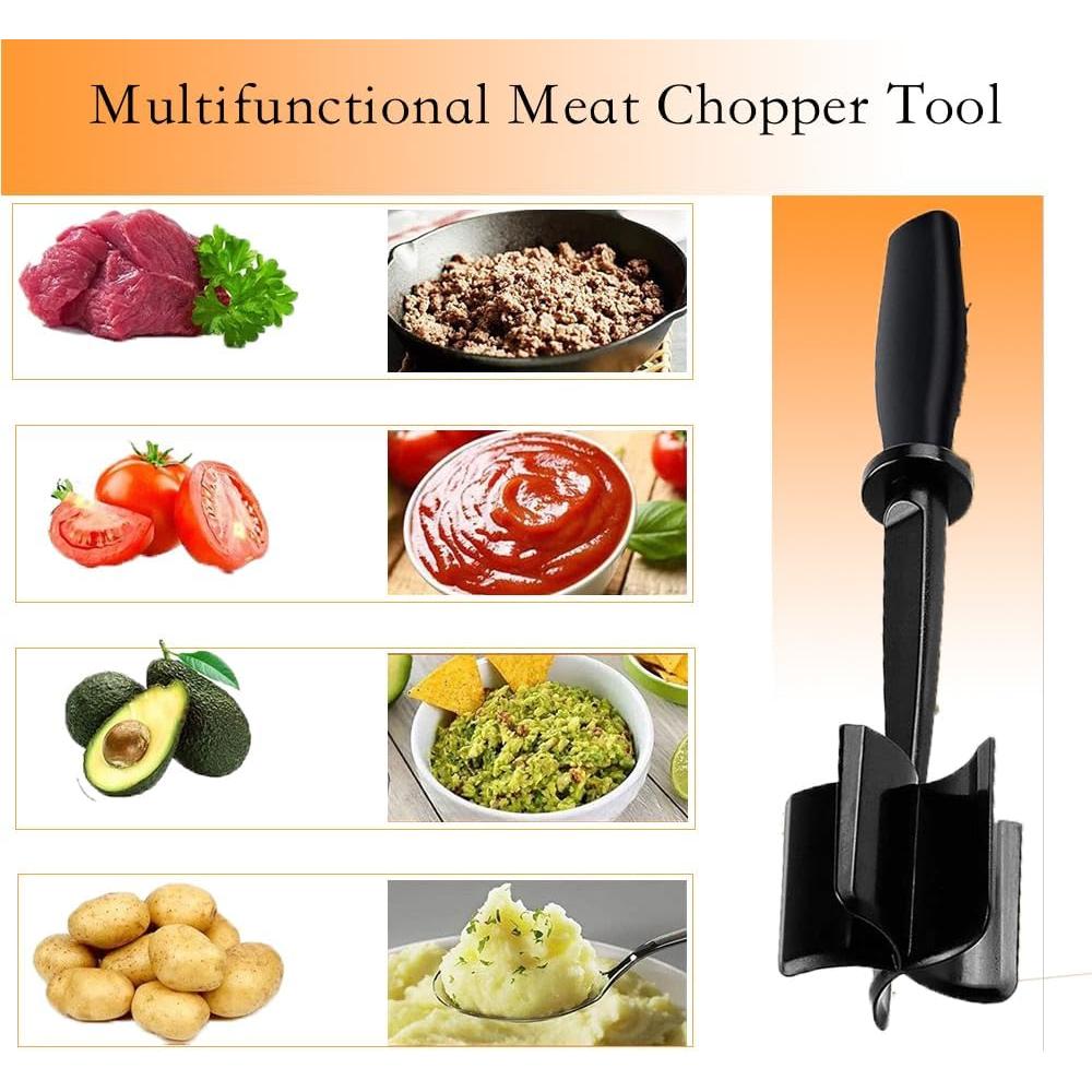 Picador de Carne Multifuncional KWBLWF 27.94 cm Resistente al Calor