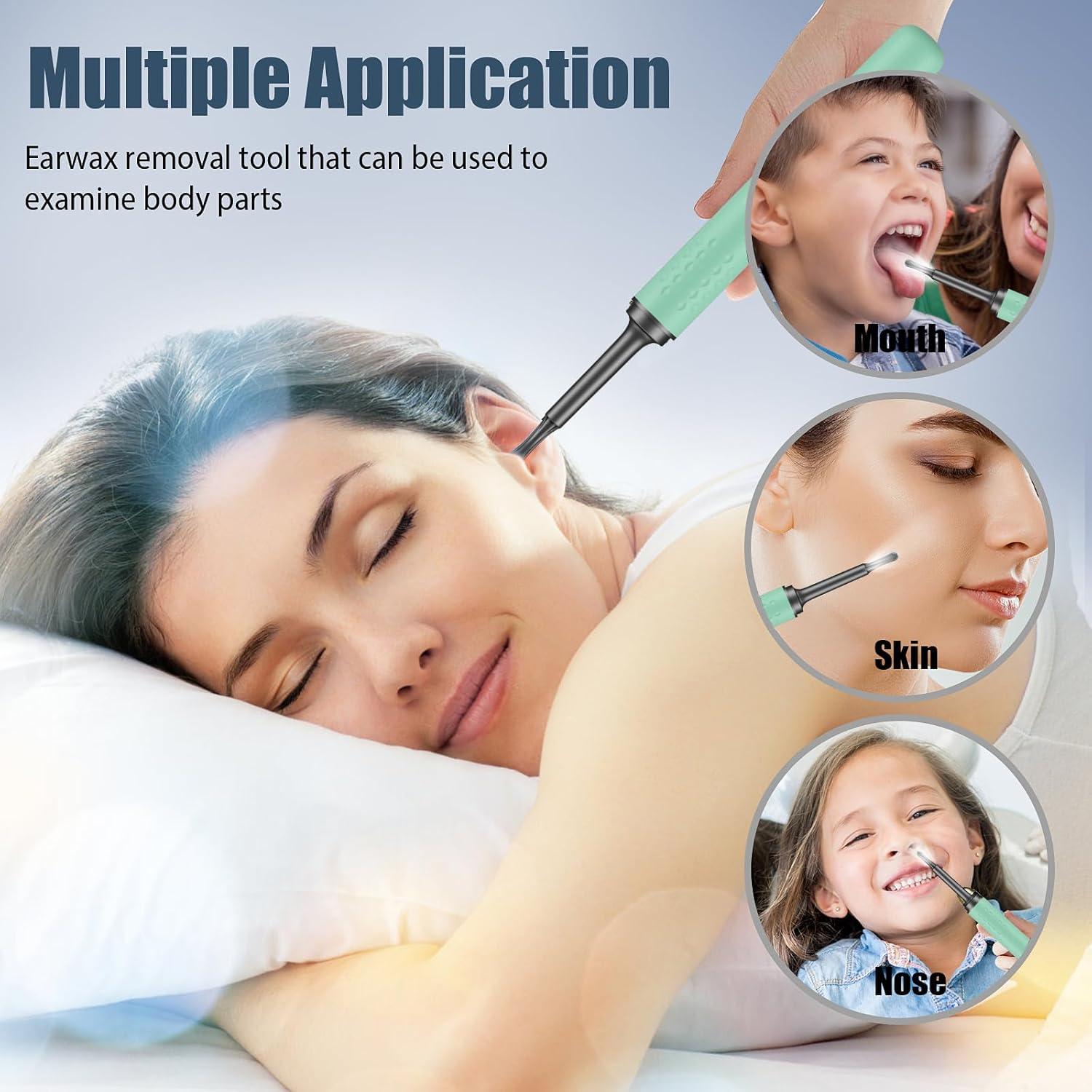 Kit de Eliminación de Cerumen DEETOK con Cámara HD 1080P