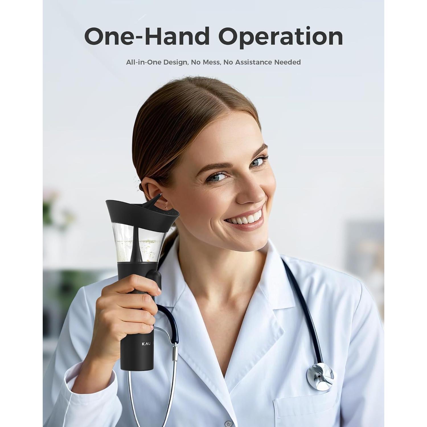 Kit de Limpieza de Oídos KAUGIC con Presión de Agua 7M