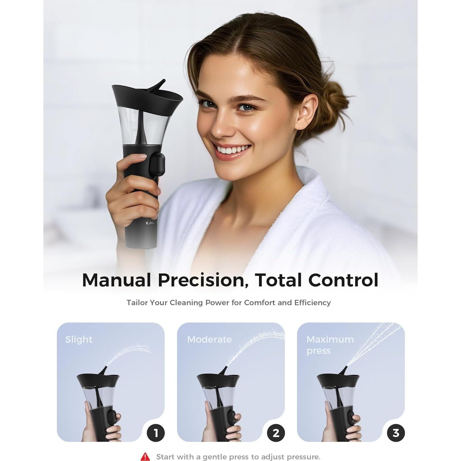 Kit de Limpieza de Oídos KAUGIC con Presión de Agua 7M