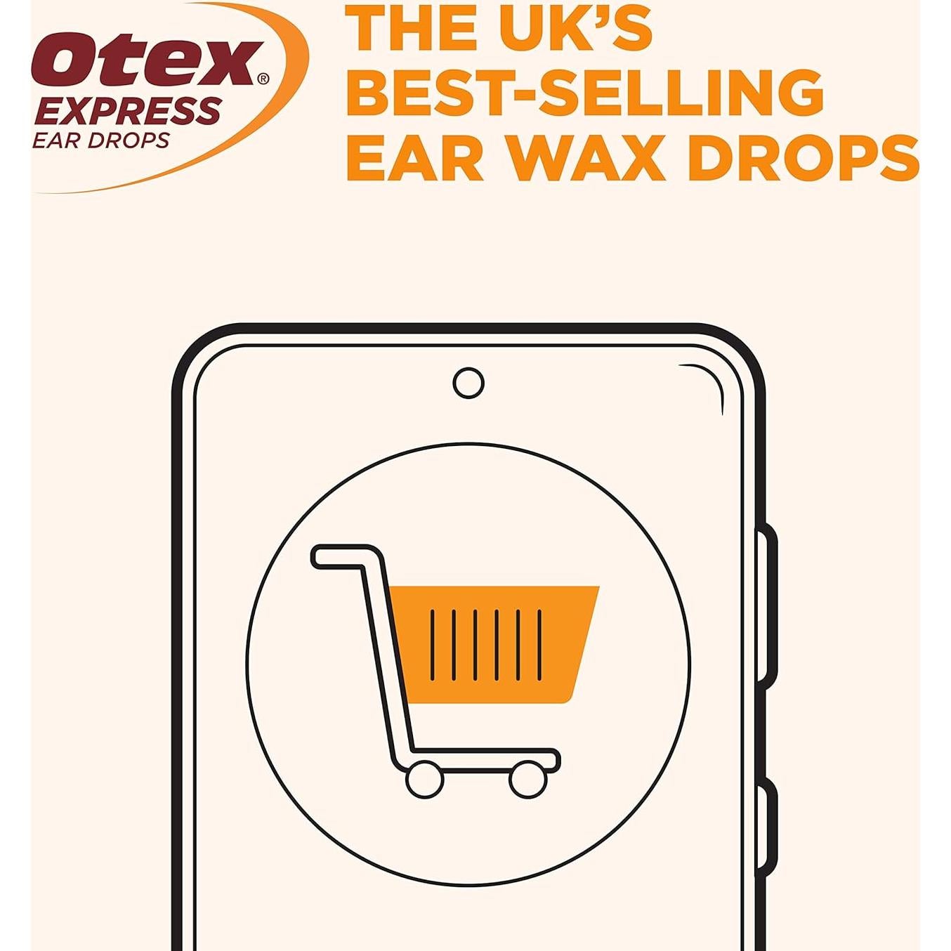 Gotas para Oídos Otex Express 10ml - Acción Dual para Cera