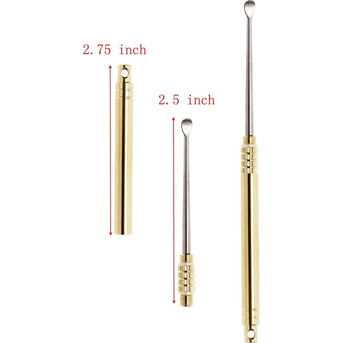 Limpiador de Cerumen Plegable ONLYKXY de Titanio Portátil