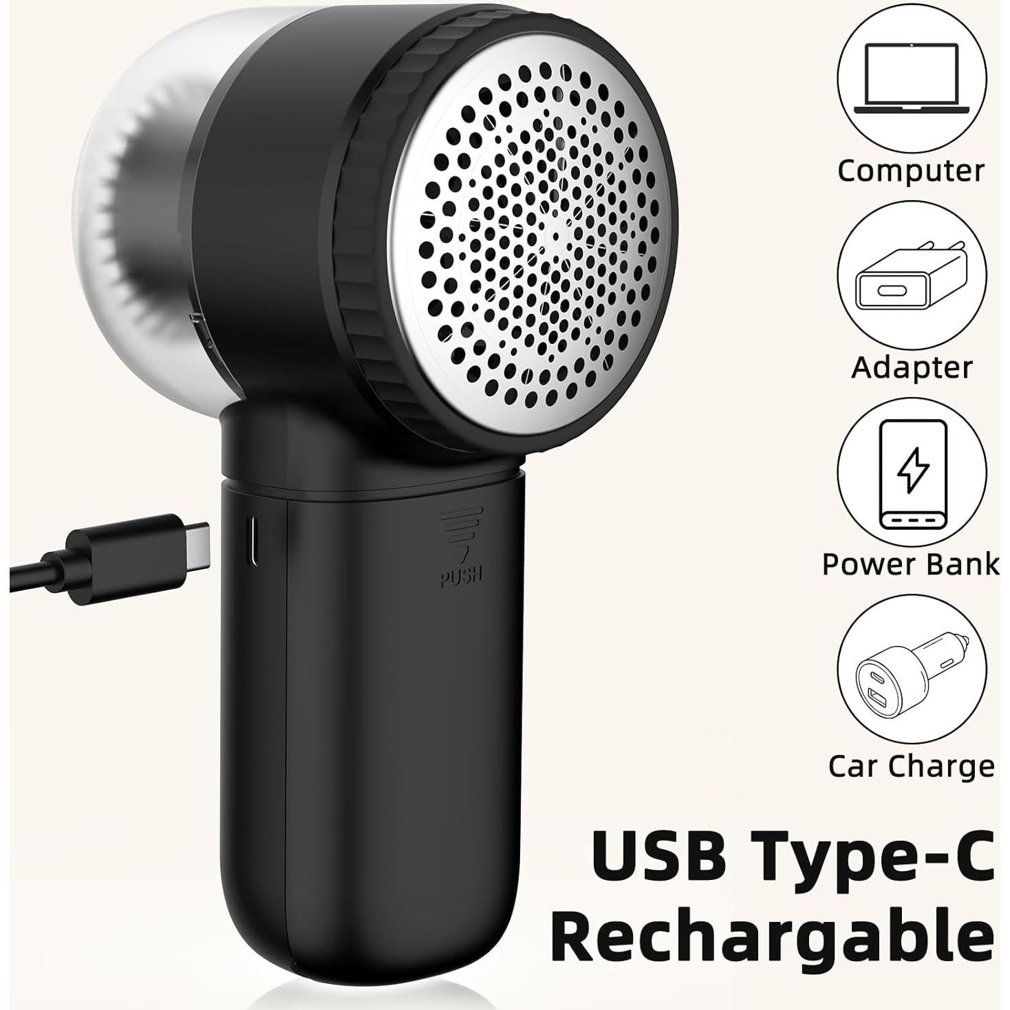 Afeitadora de Tela Eléctrica Ollse Recargable 120ml Negro