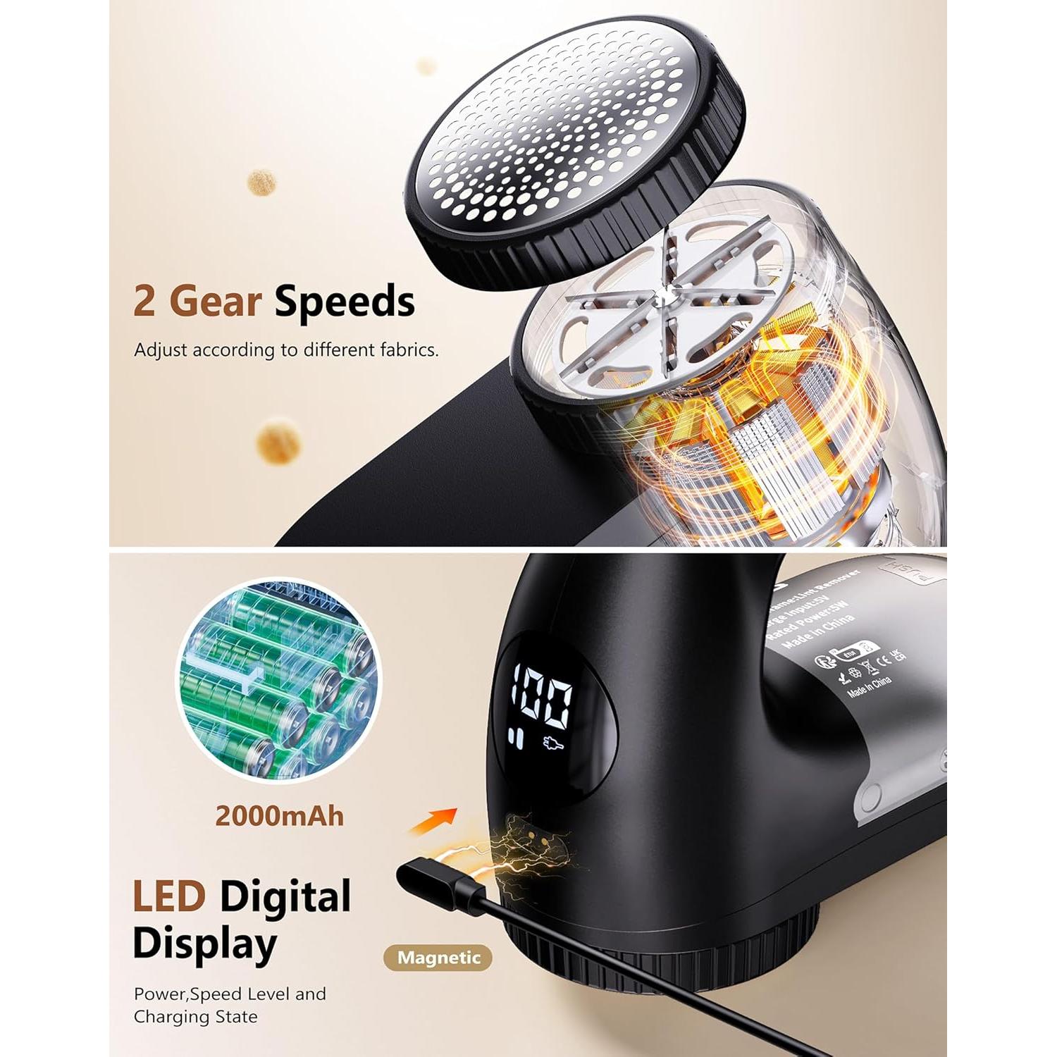 Afeitadora de tela eléctrica PKBD impermeable IPX6 con 3 cuchillas