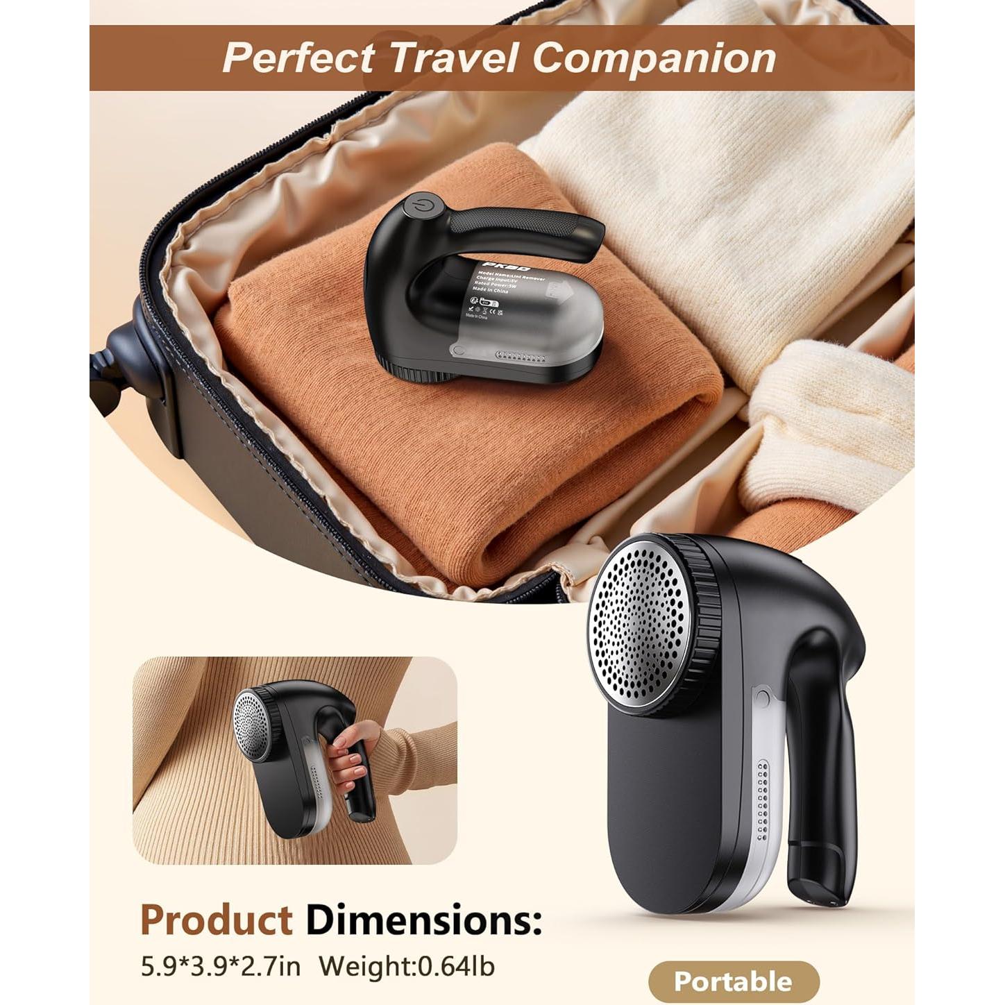 Afeitadora de tela eléctrica PKBD impermeable IPX6 con 3 cuchillas