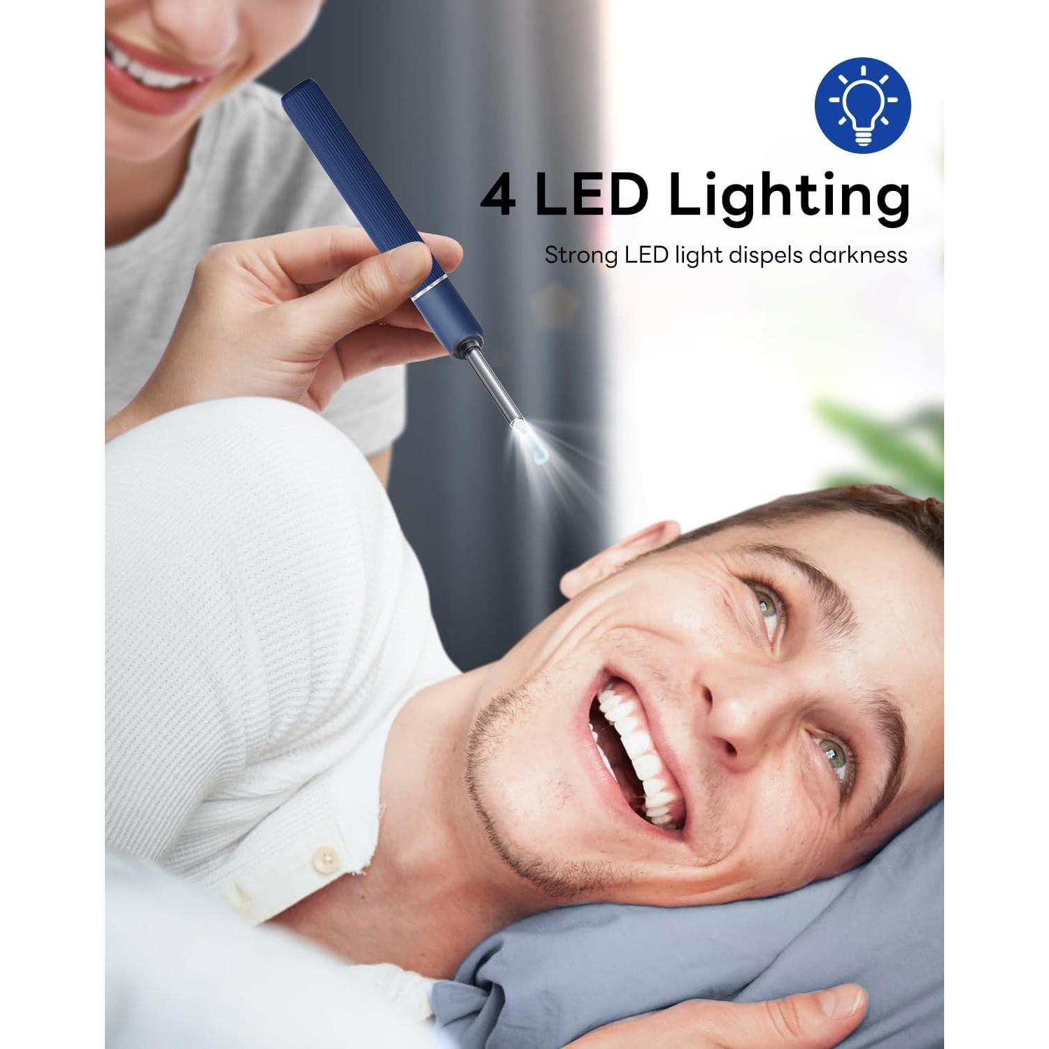 Kit de Eliminación de Cera de Oído MEKK S5 - Visual HD 1080P