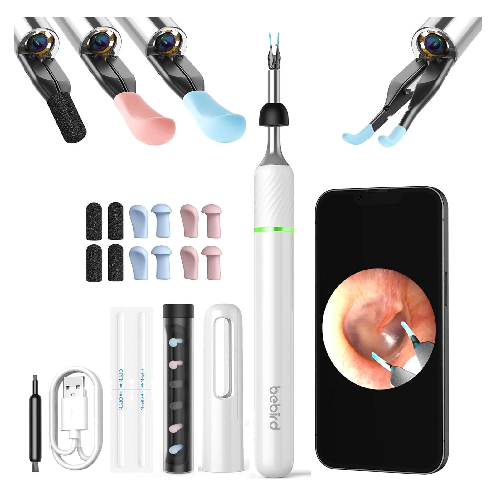 Limpiador de Oídos Bebird Pro Note5 con Cámara HD Inalámbrico