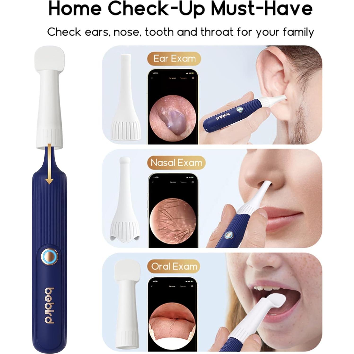 Limpiador de Oídos Inalámbrico Yumika con Cámara HD 1080P