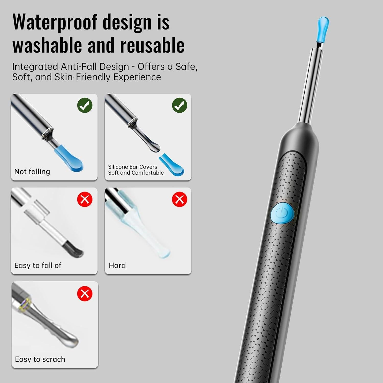 Kit de Limpieza de Oídos ALIANSHENG con Cámara HD 1920P