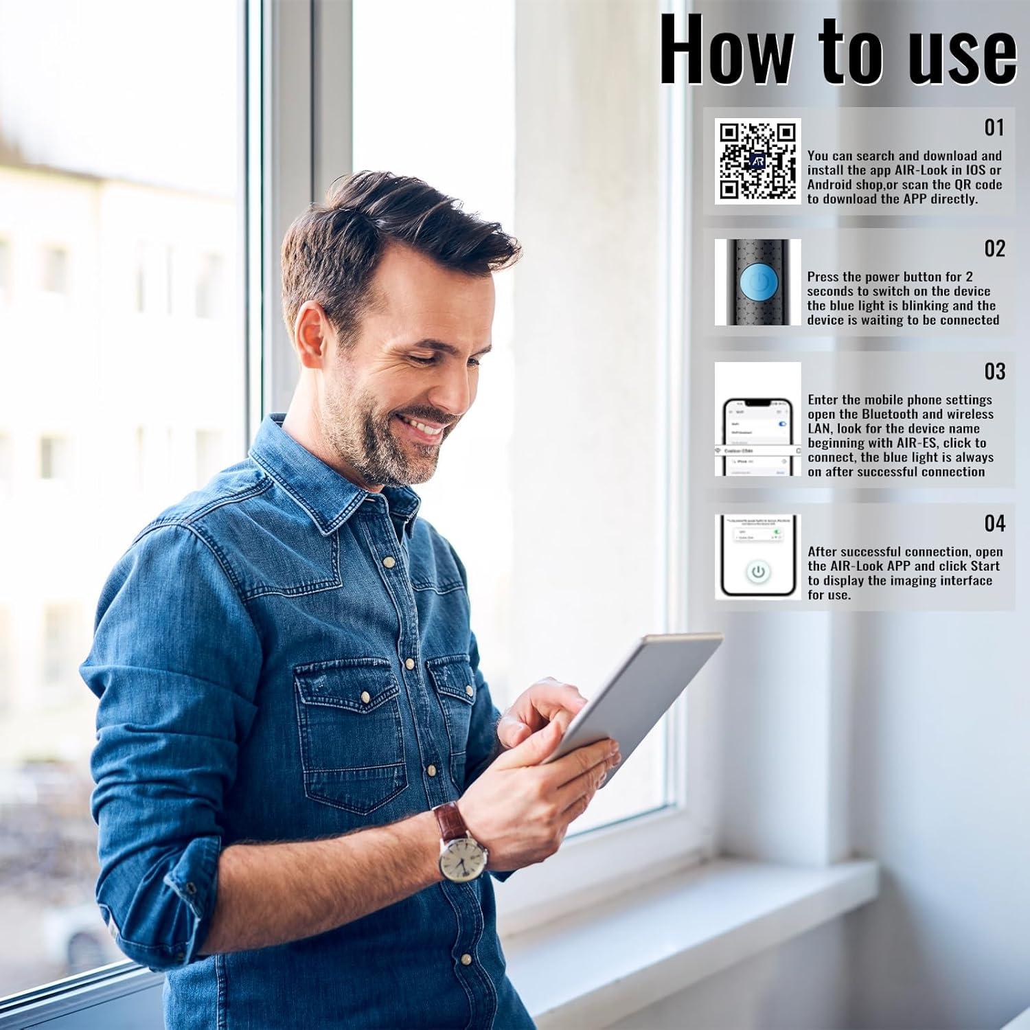 Kit de Limpieza de Oídos ALIANSHENG con Cámara HD 1920P