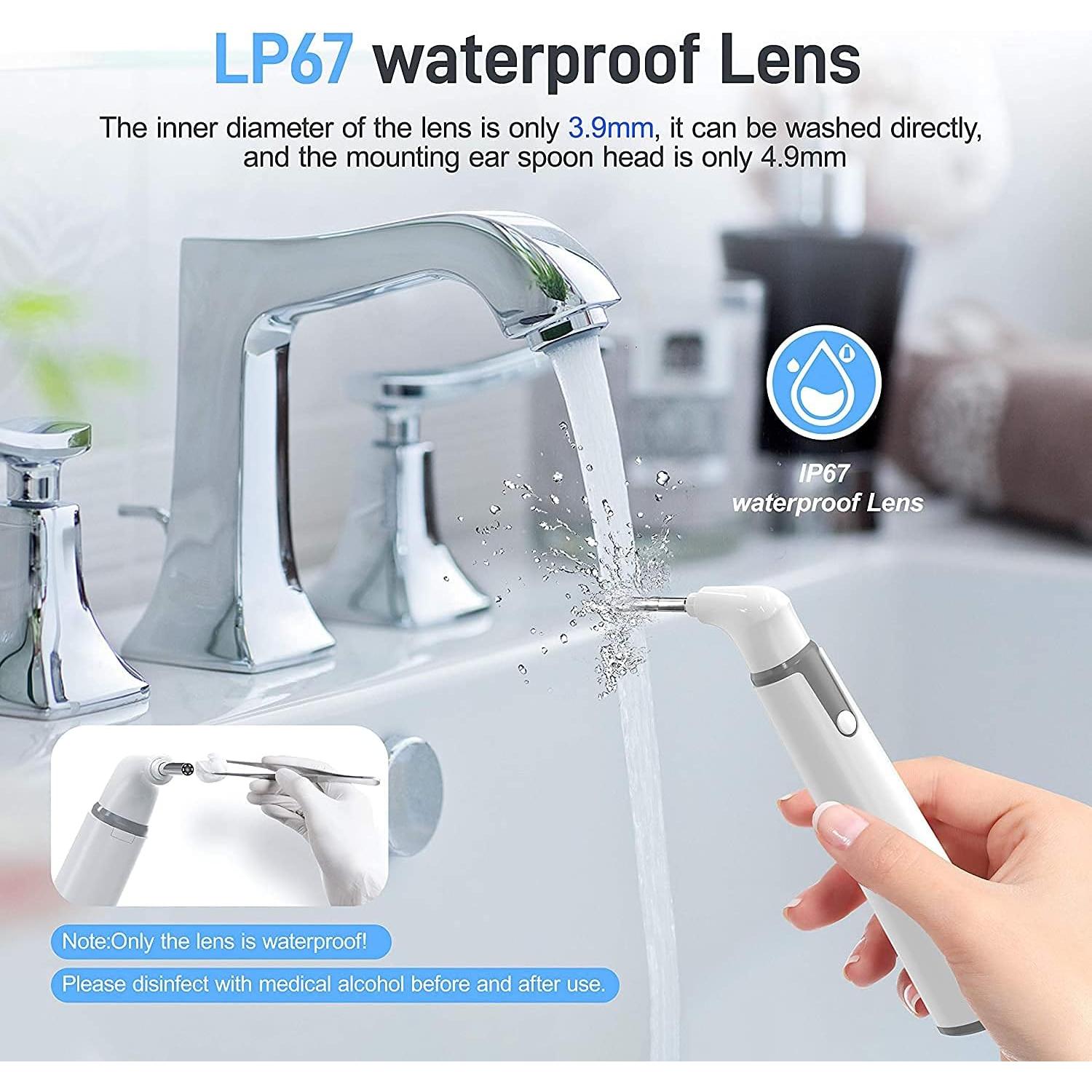 Otoscopio Inalámbrico ScopeAround HD 720P con Luz LED y Giroscopio