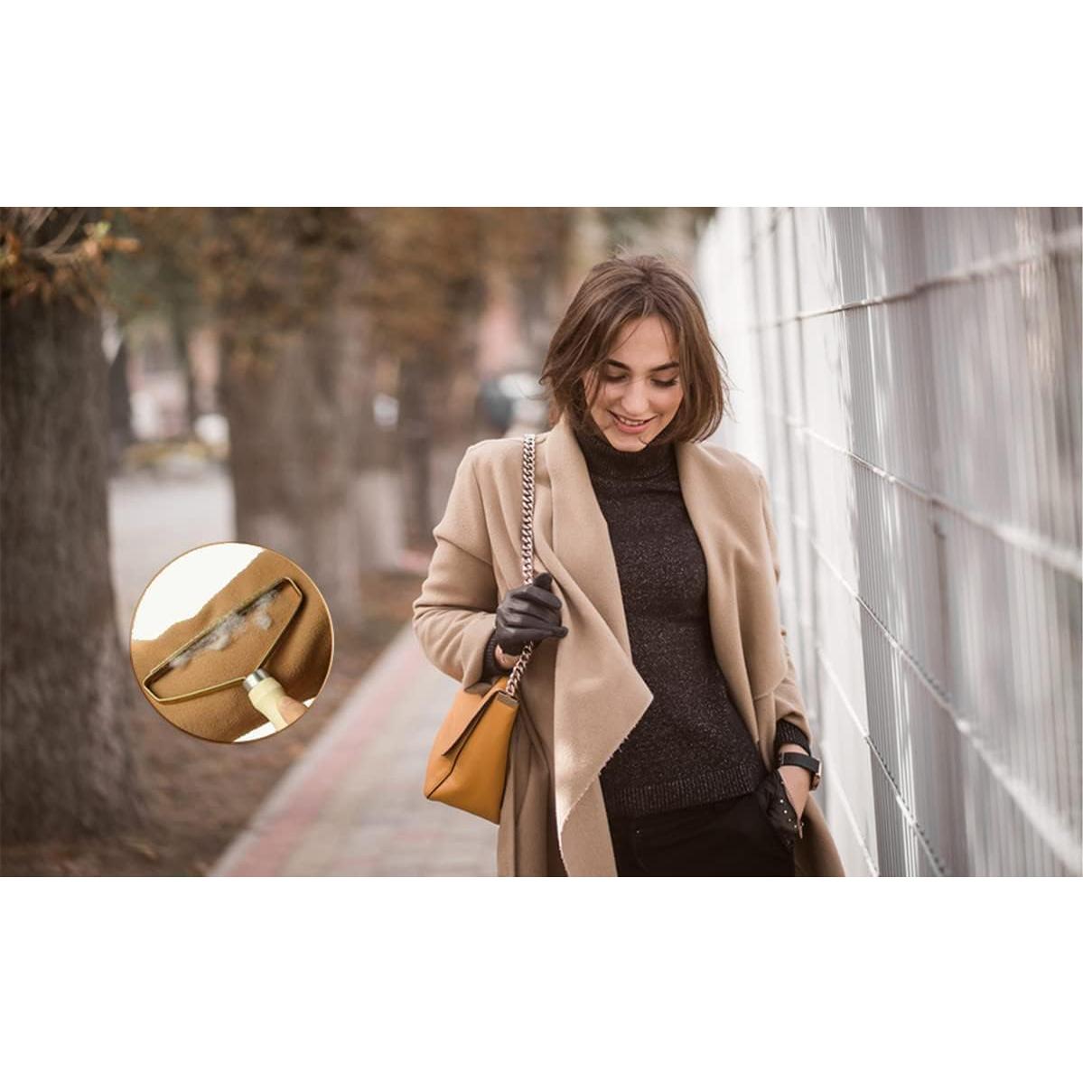 Removedor de Pelusa Manual RPJFCPCS - Mango de Madera, 32g