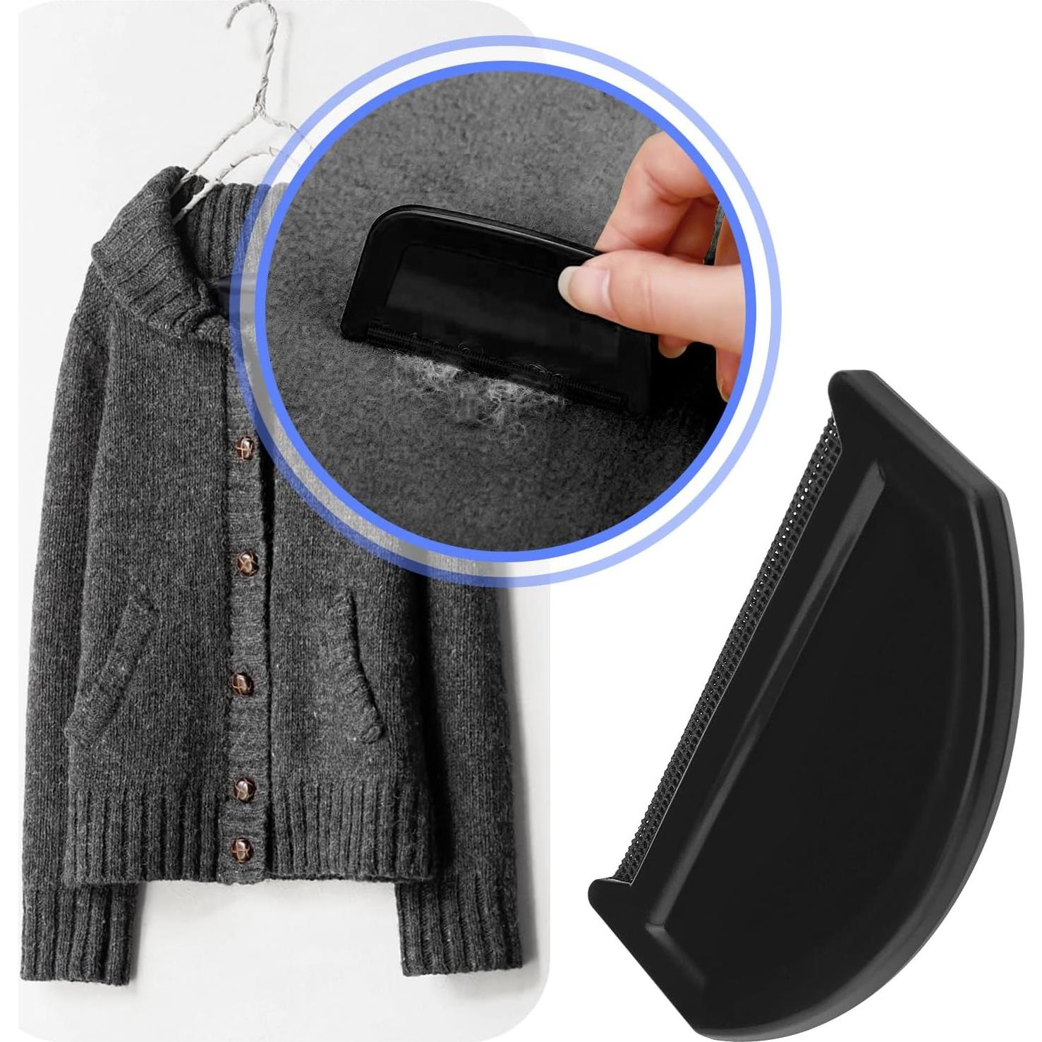 Peine Quitapelusas 2PCS El Señor de las Herramientas Negro 7.5x4.2cm