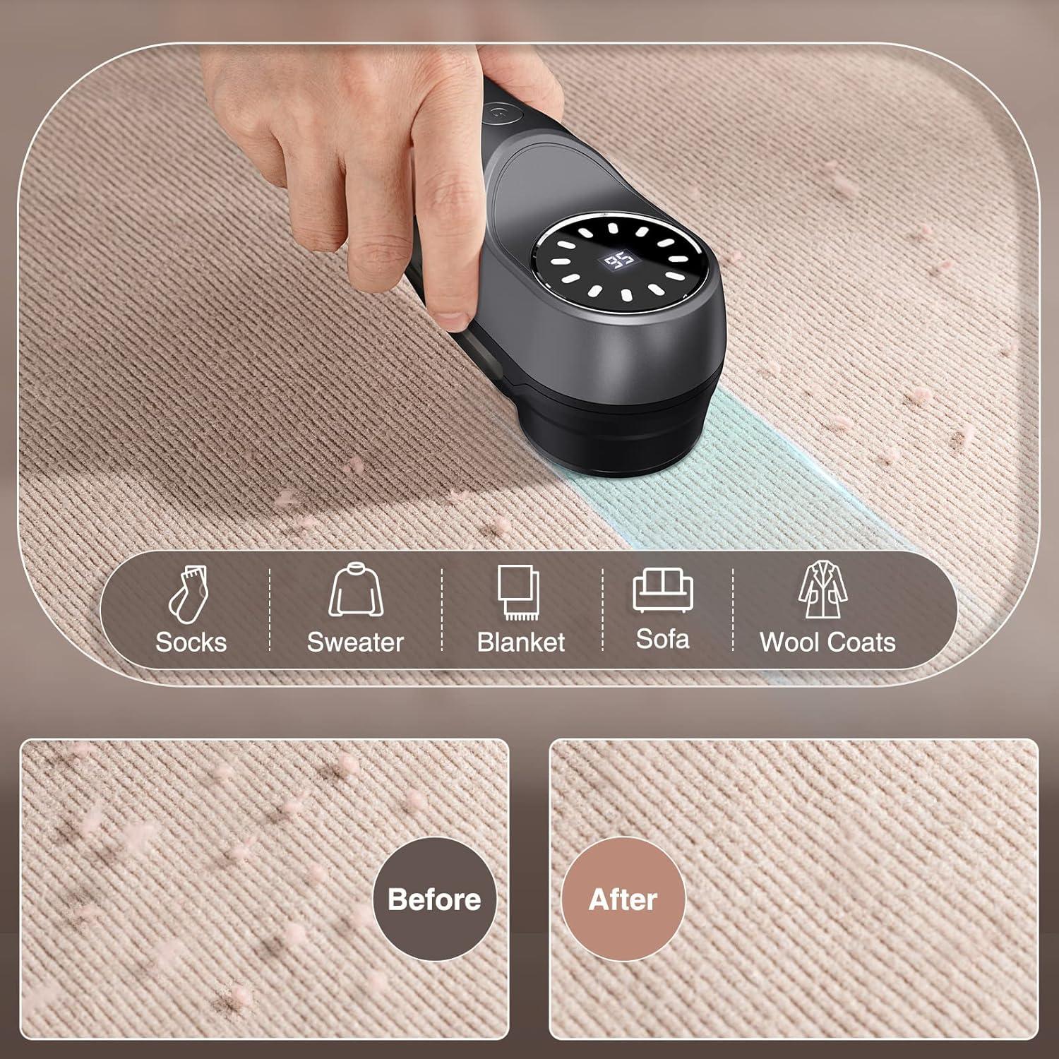 Raspador de Tela Eléctrico Bubbacare con 3 Cuchillas Inoxidable