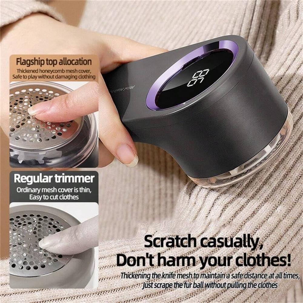 Rasuradora de Tela Digital LED AYRNBOU - Carga Rápida Tipo C