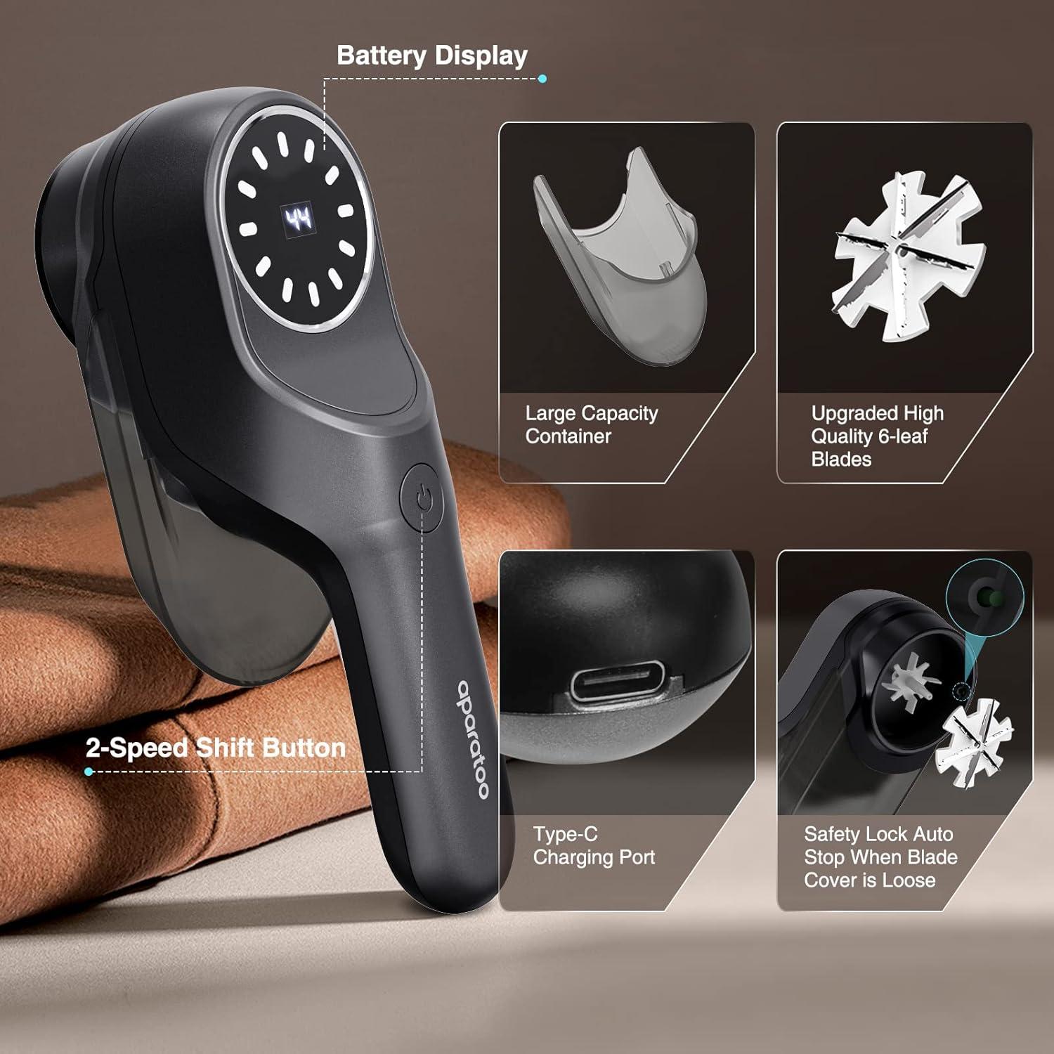 Raspador de Tela Eléctrico Bubbacare con 3 Cuchillas Inoxidable