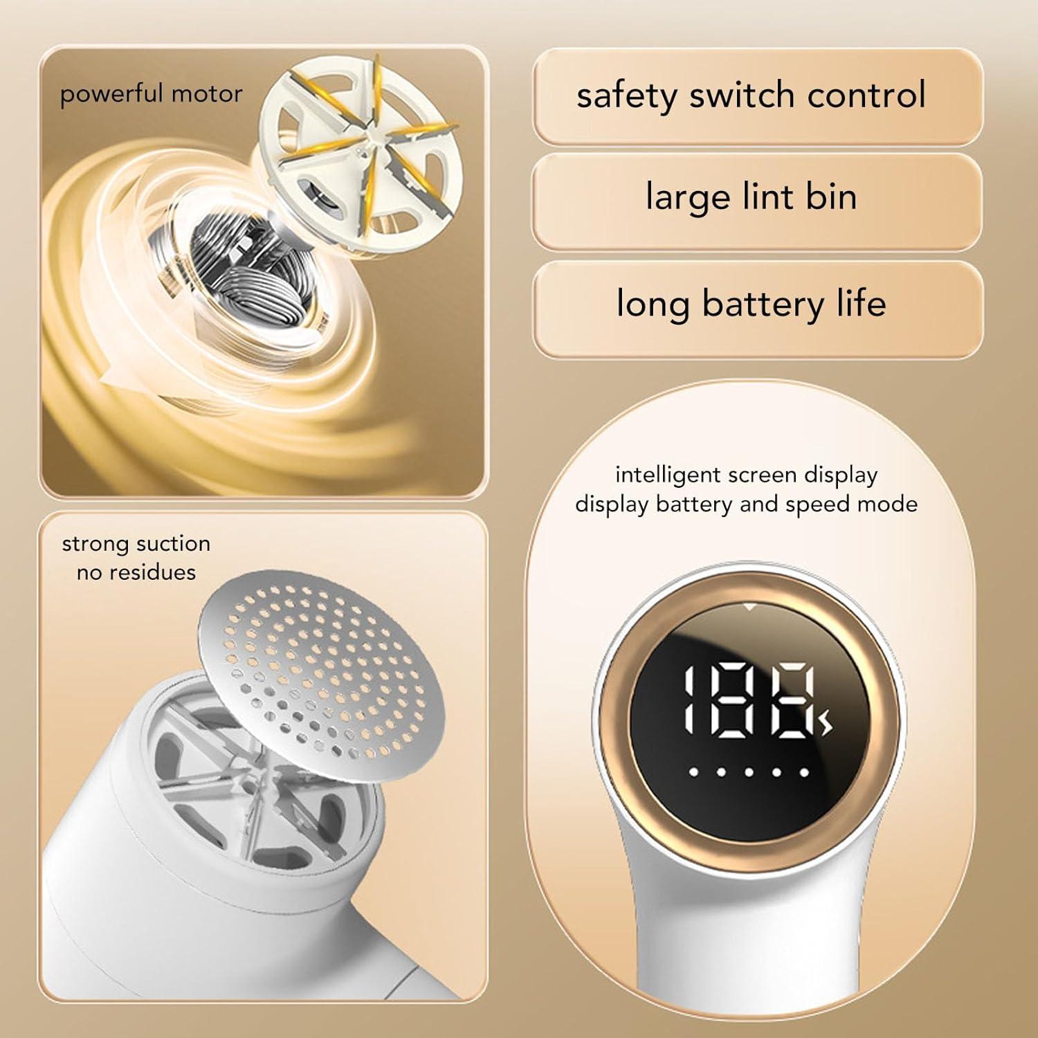 Desfuzzador de Tela Eléctrico Wisoqu 5 Velocidades 220g