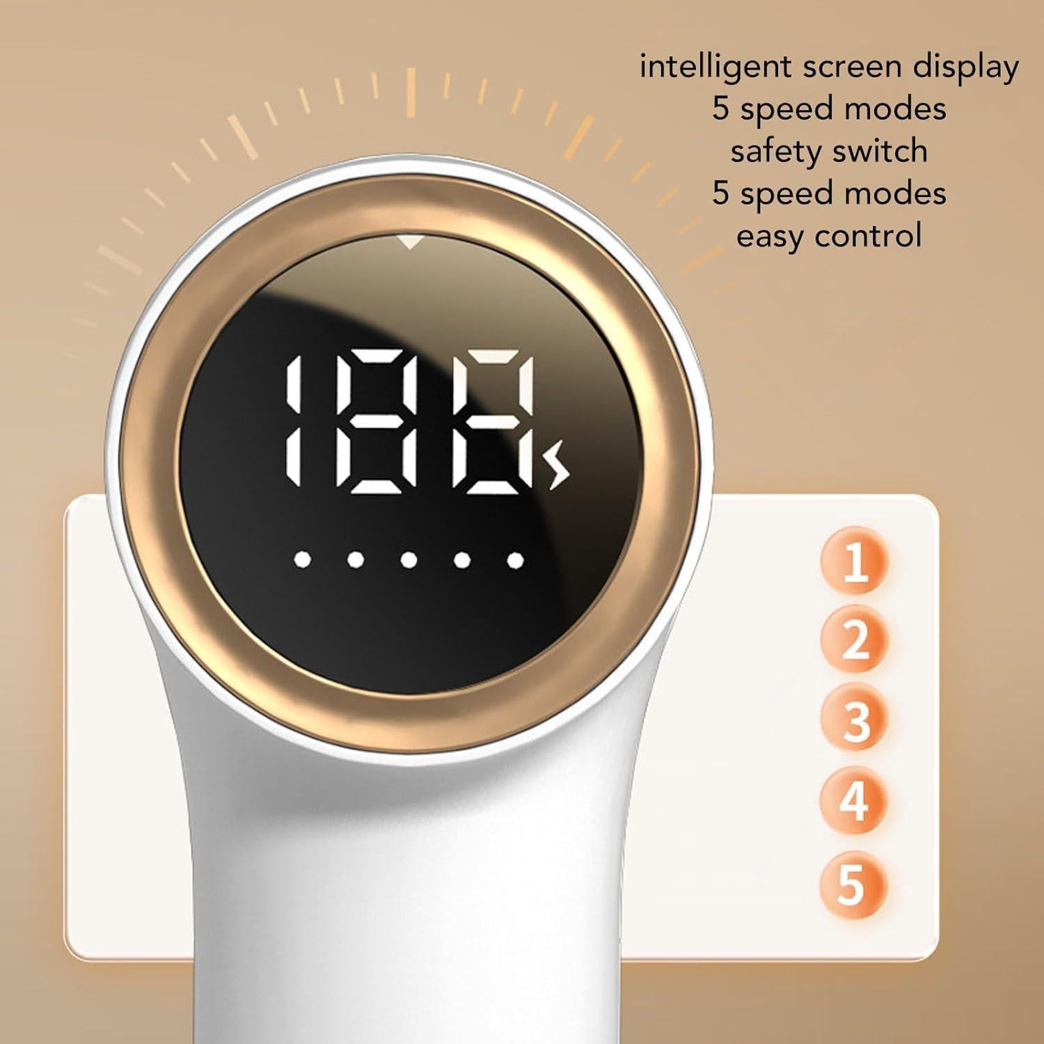 Desfuzzador de Tela Eléctrico Wisoqu 5 Velocidades 220g