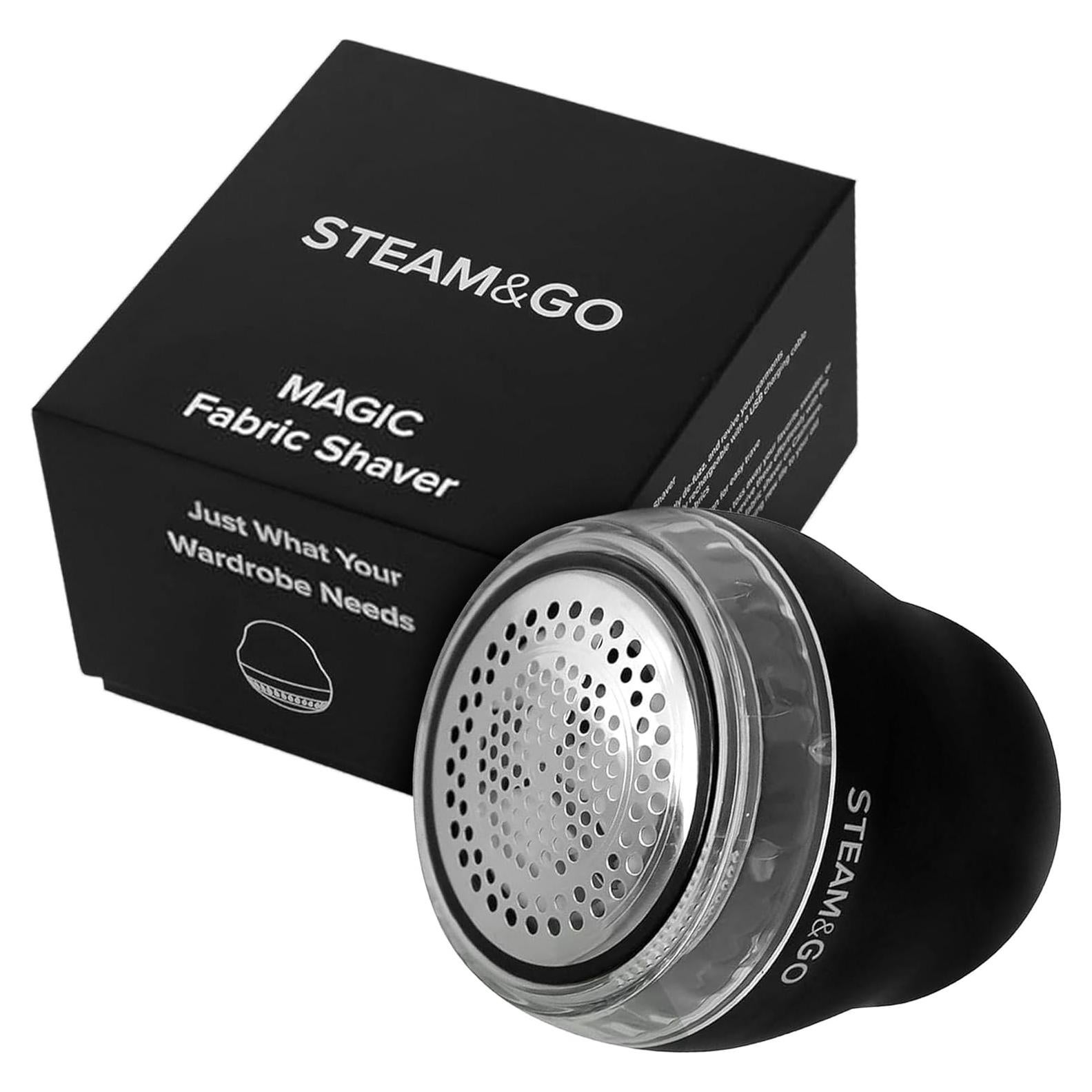 Desfuzzador de Tela Steam & Go Negro - Afeitadora Recargable