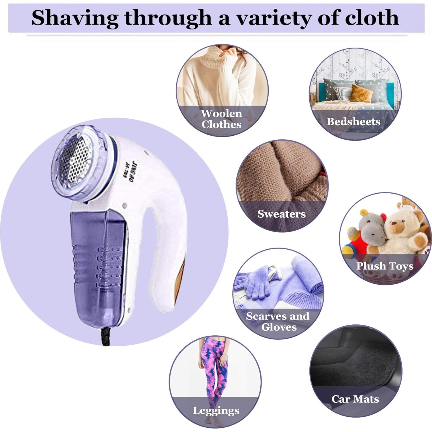 Raspador de Tela Eléctrico Synra Azul - Elimina Pelusa y Bolitas