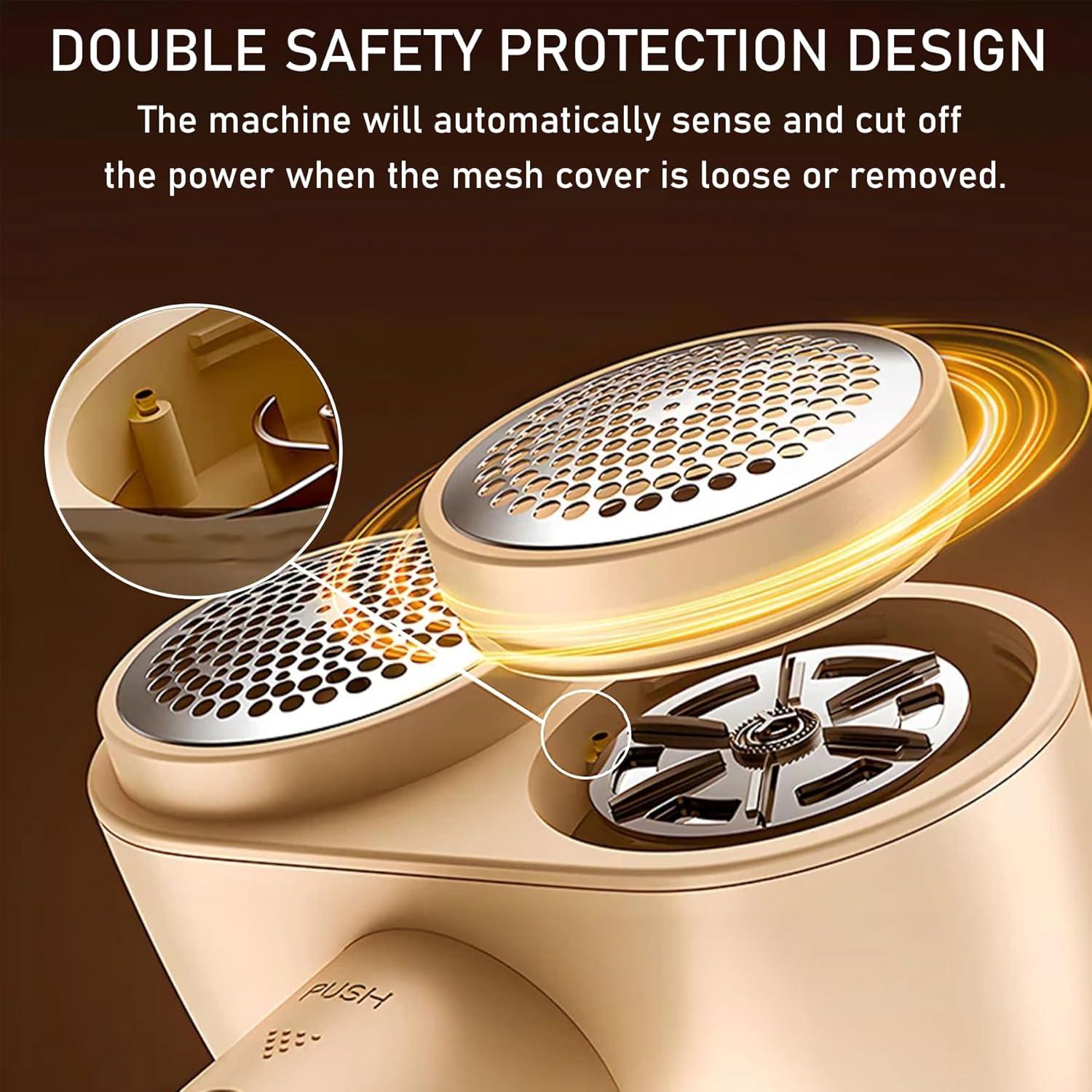 Afeitadora de tela TimerGent MQXJQ recargable 6 cuchillas