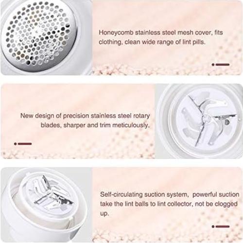 Removedor de Pelusa Eléctrico Tiptop Home con 3 Cuchillas