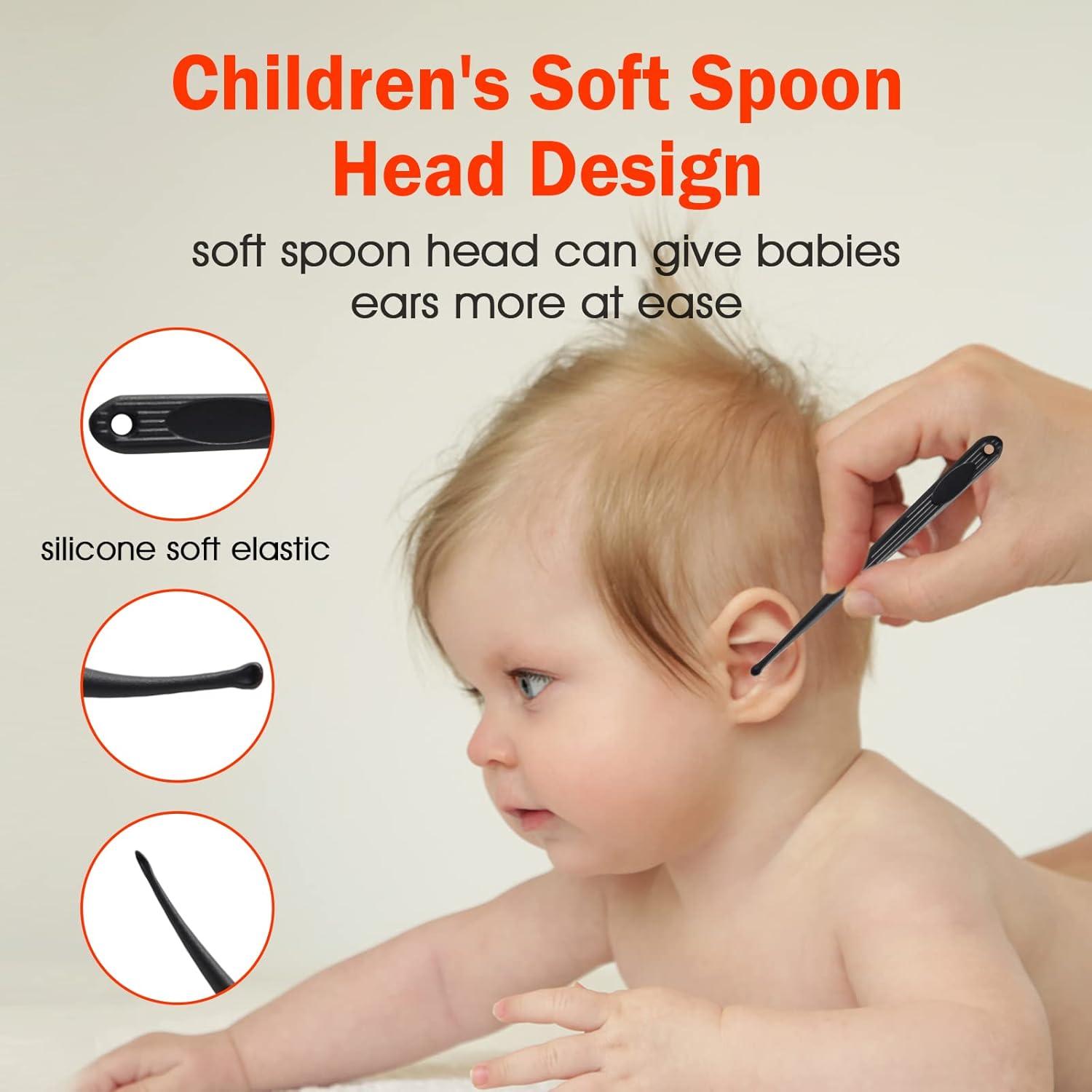 Kit de Eliminación de Cerumen 10 Pcs Acero Inoxidable Grado Médico