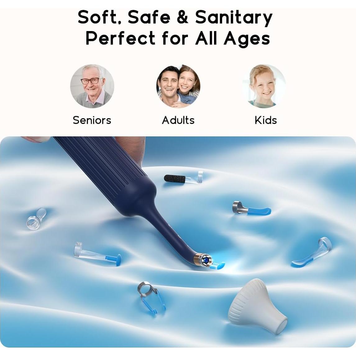 Bebird Earsight Plus Puntas de Reemplazo - Kit de 14 Piezas