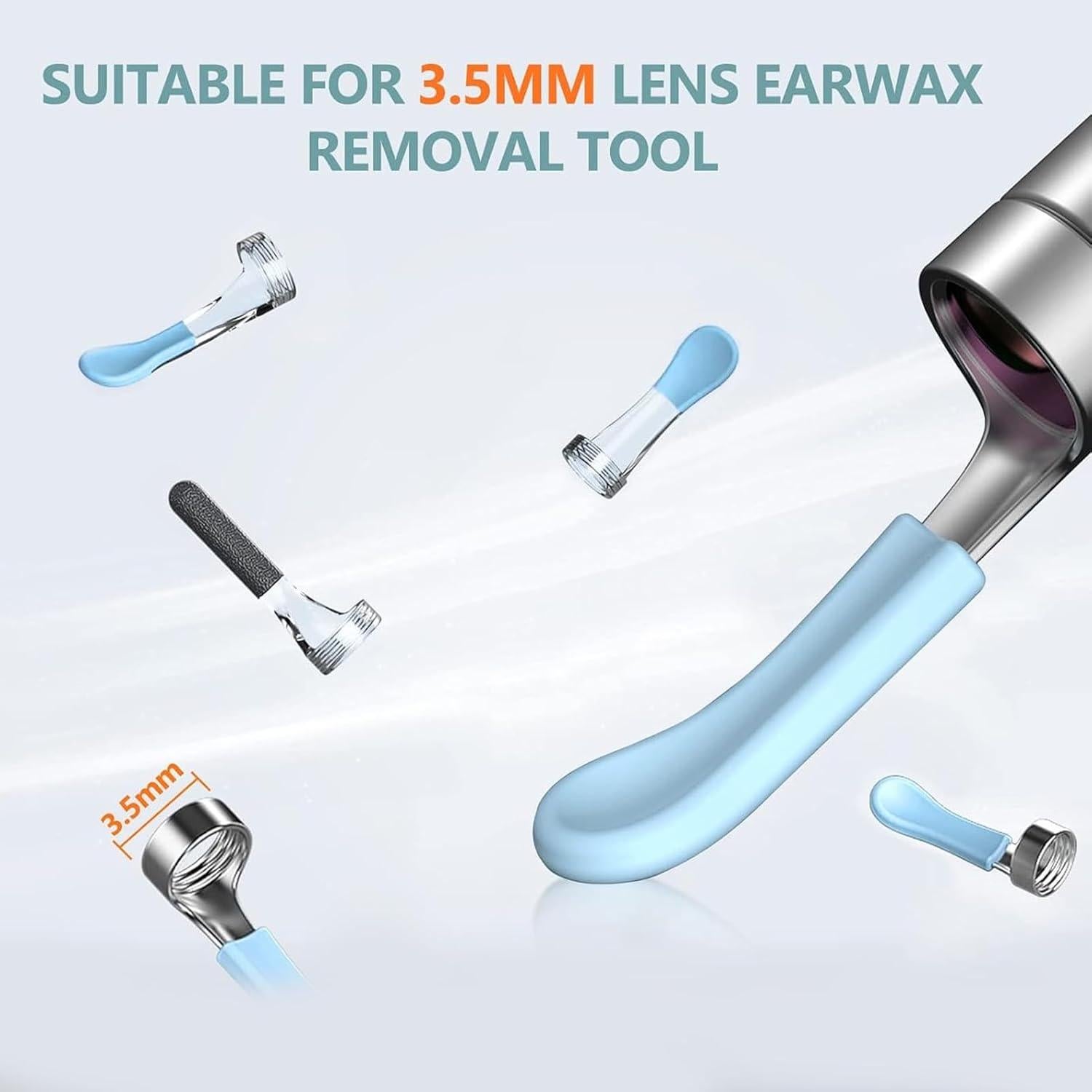 Consejos de Reemplazo BEBIRD para Limpiador de Oídos - 8 Piezas Silicona Impermeable