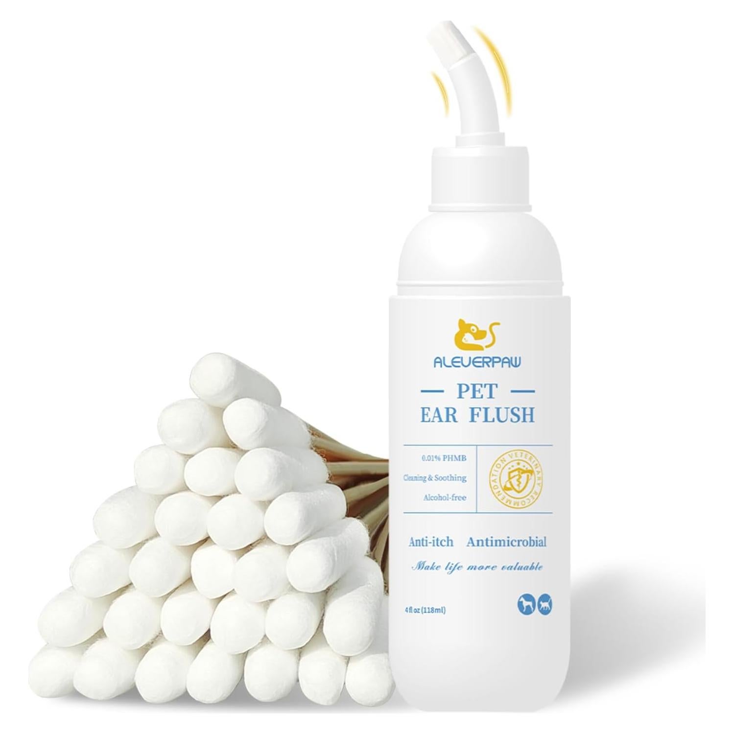 Limpiador de Oídos para Perros y Gatos Tris Flush 118 ml