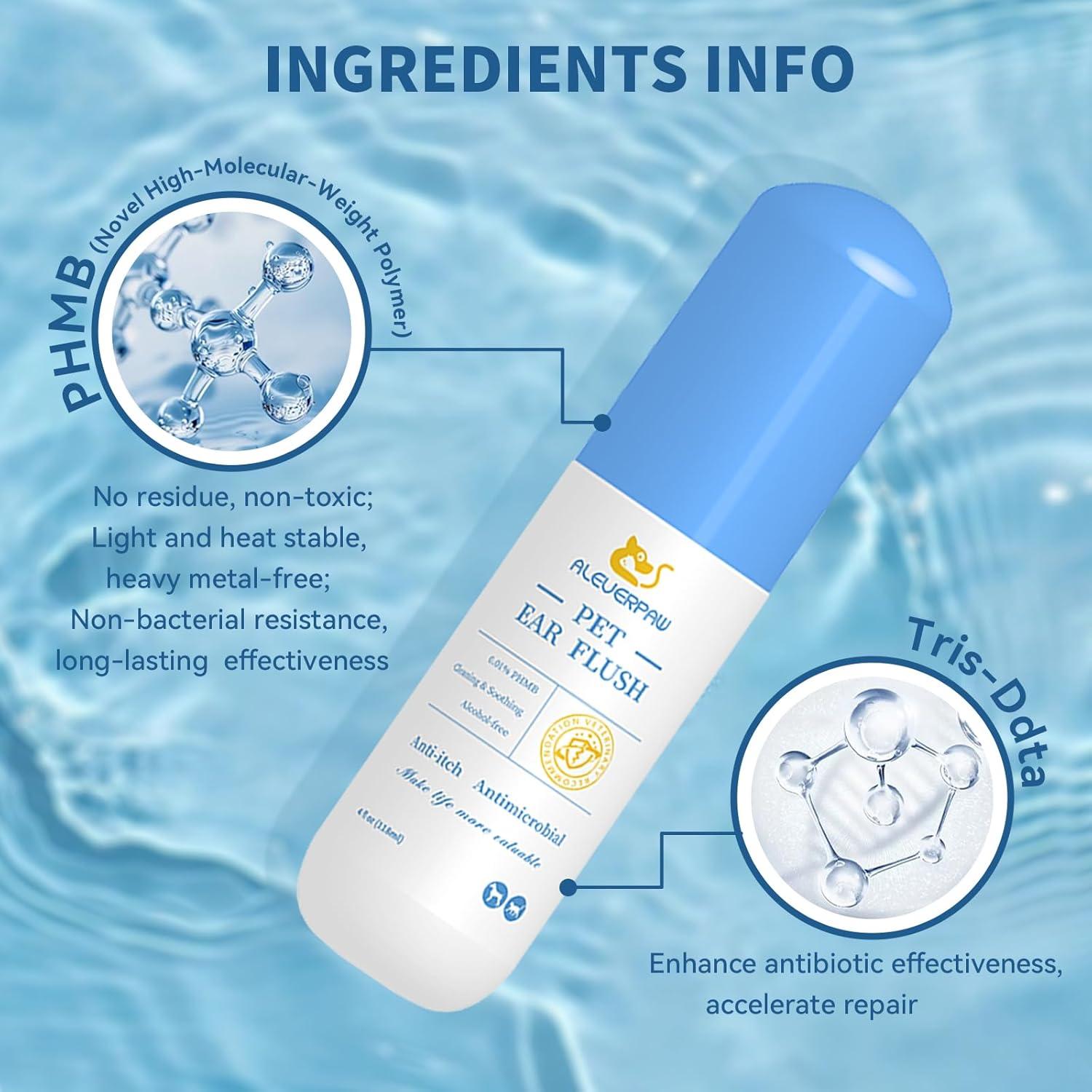 Limpiador de Oídos para Perros y Gatos Tris Flush 118 ml