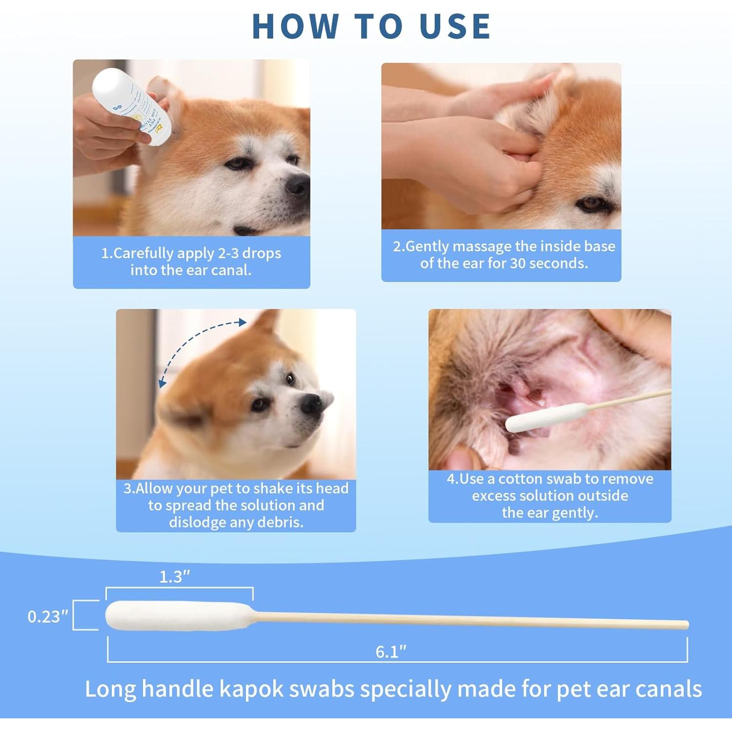 Limpiador de Oídos para Perros y Gatos Tris Flush 118 ml