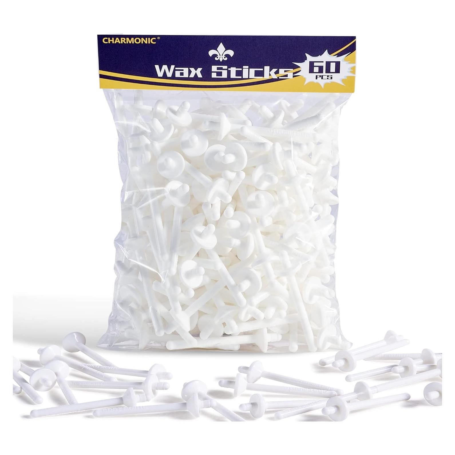 60 Palitos Aplicadores de Cera Charmonic para Depilación Facial