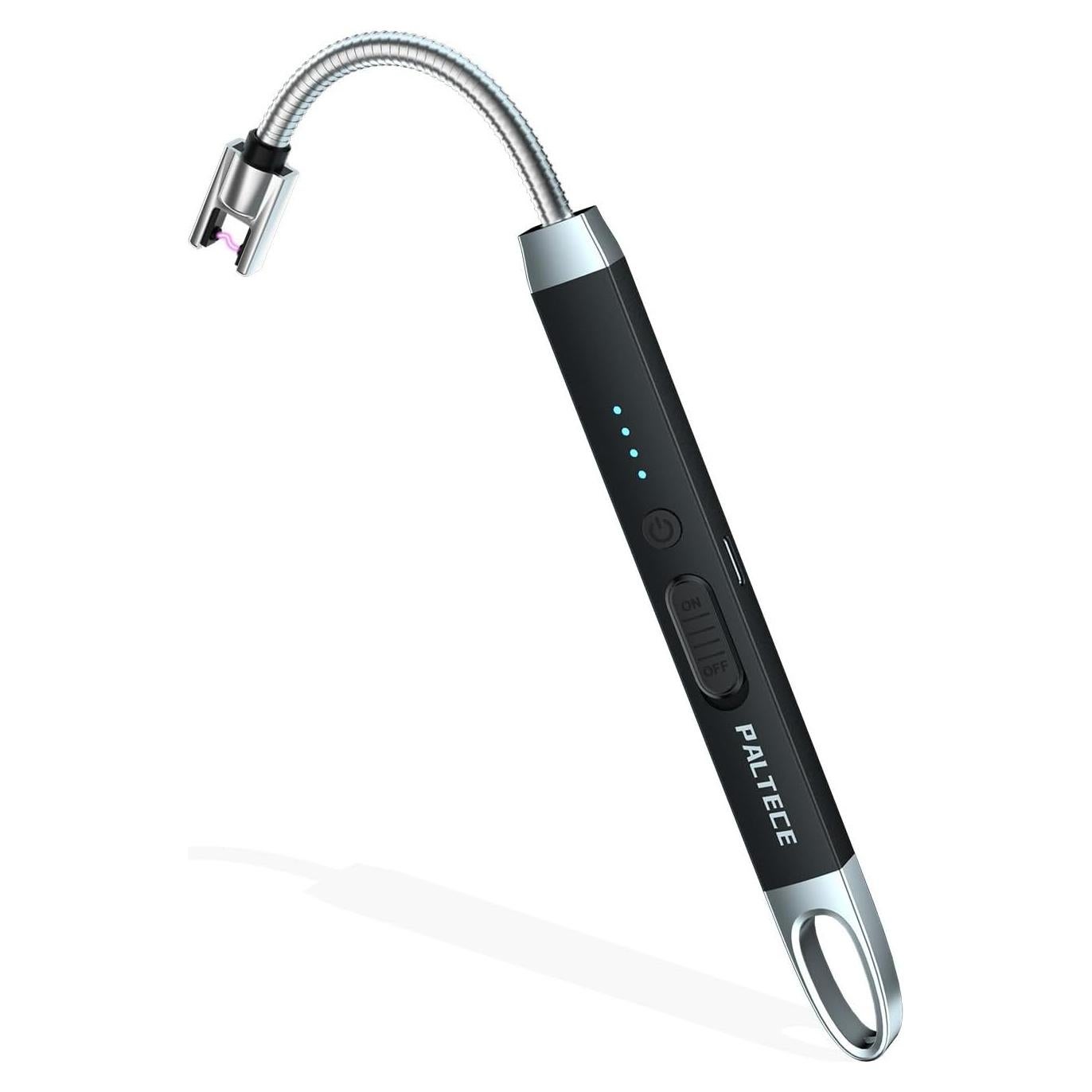 Encendedor Eléctrico PALTECE Largo Recargable USB-C 360° Negro