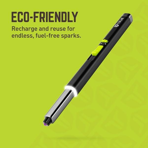 Varita Encendedora de Plasma Verdadero - Recargable USB-C, Sin Llama