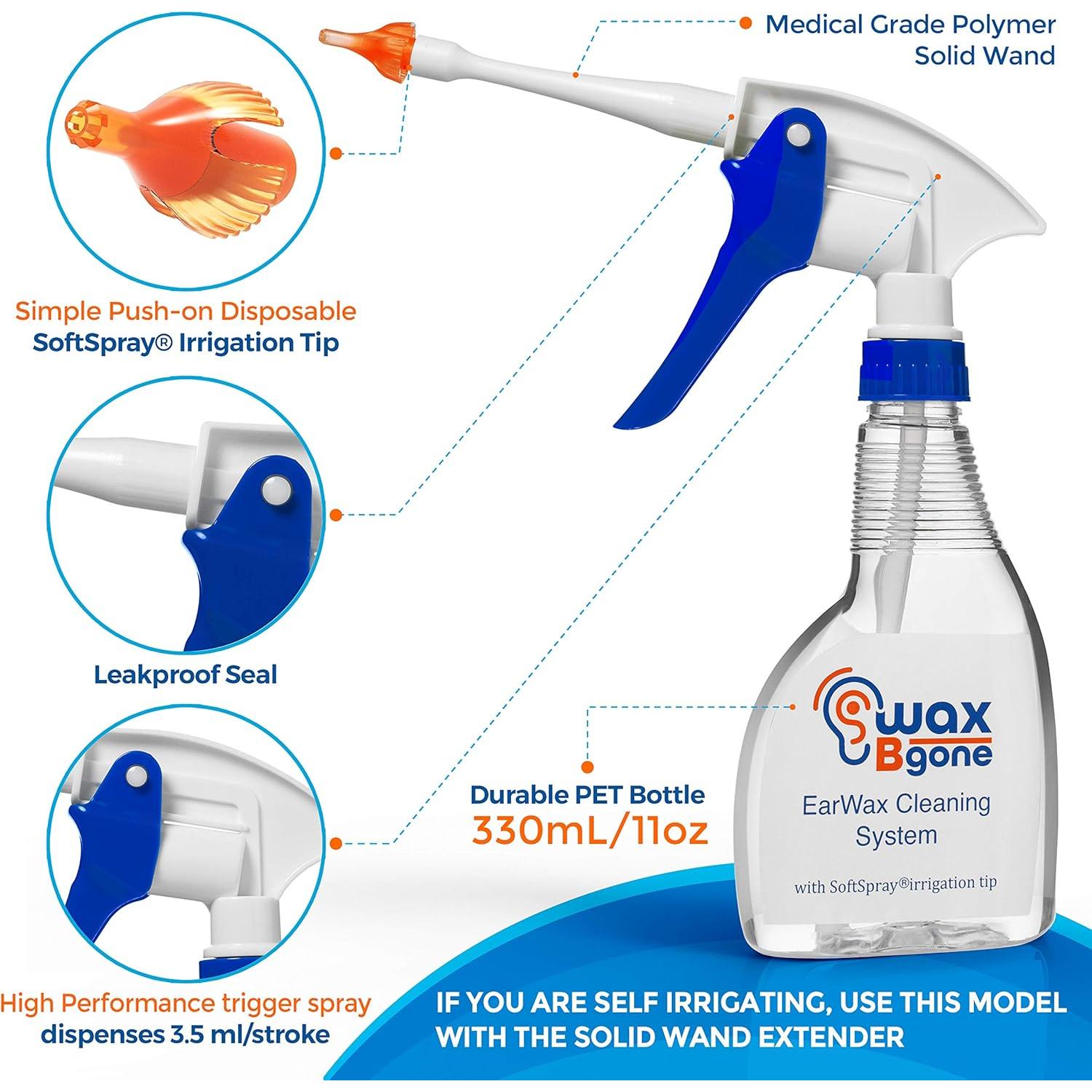 Kit de Limpieza de Oídos WaxBgone con 10 Puntas Reutilizables