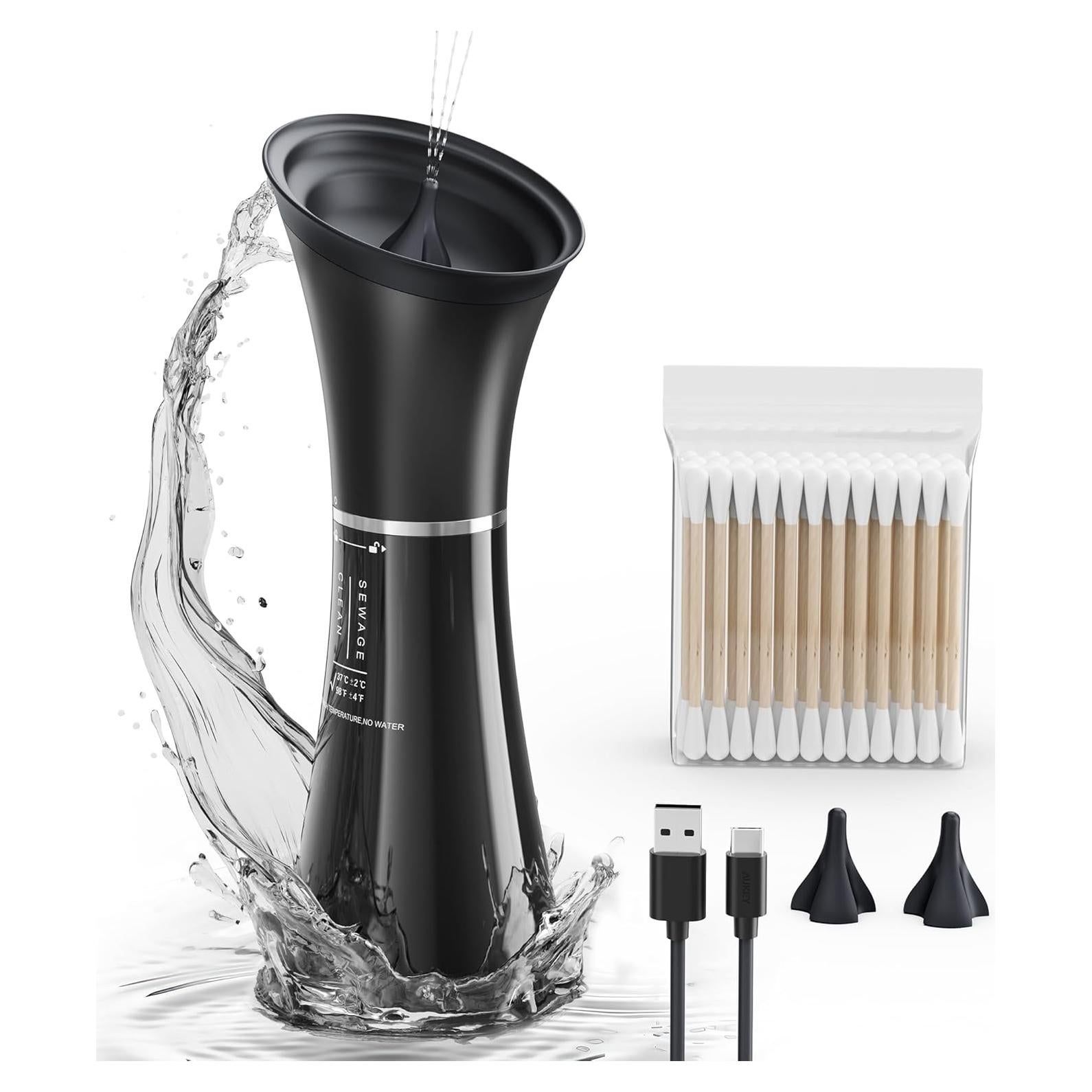 Kit Limpiador de Oídos KAUGIC con Tanque Integrado IPX7