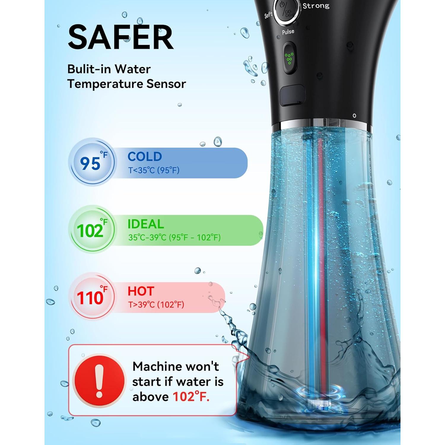 Kit Limpiador de Oídos KAUGIC con Tanque Integrado IPX7