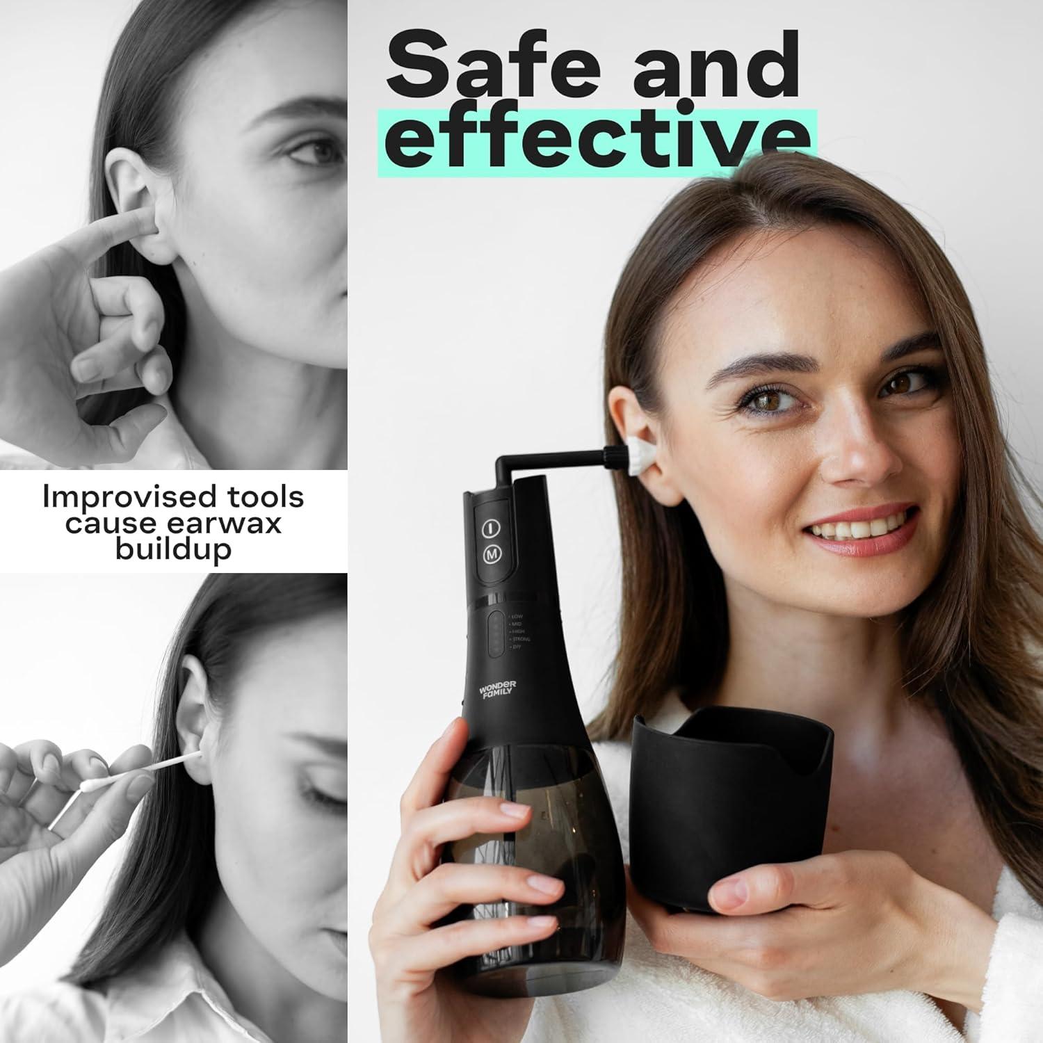Limpiador de Oídos Eléctrico Wonder Family - 5 Modos, Kit Completo