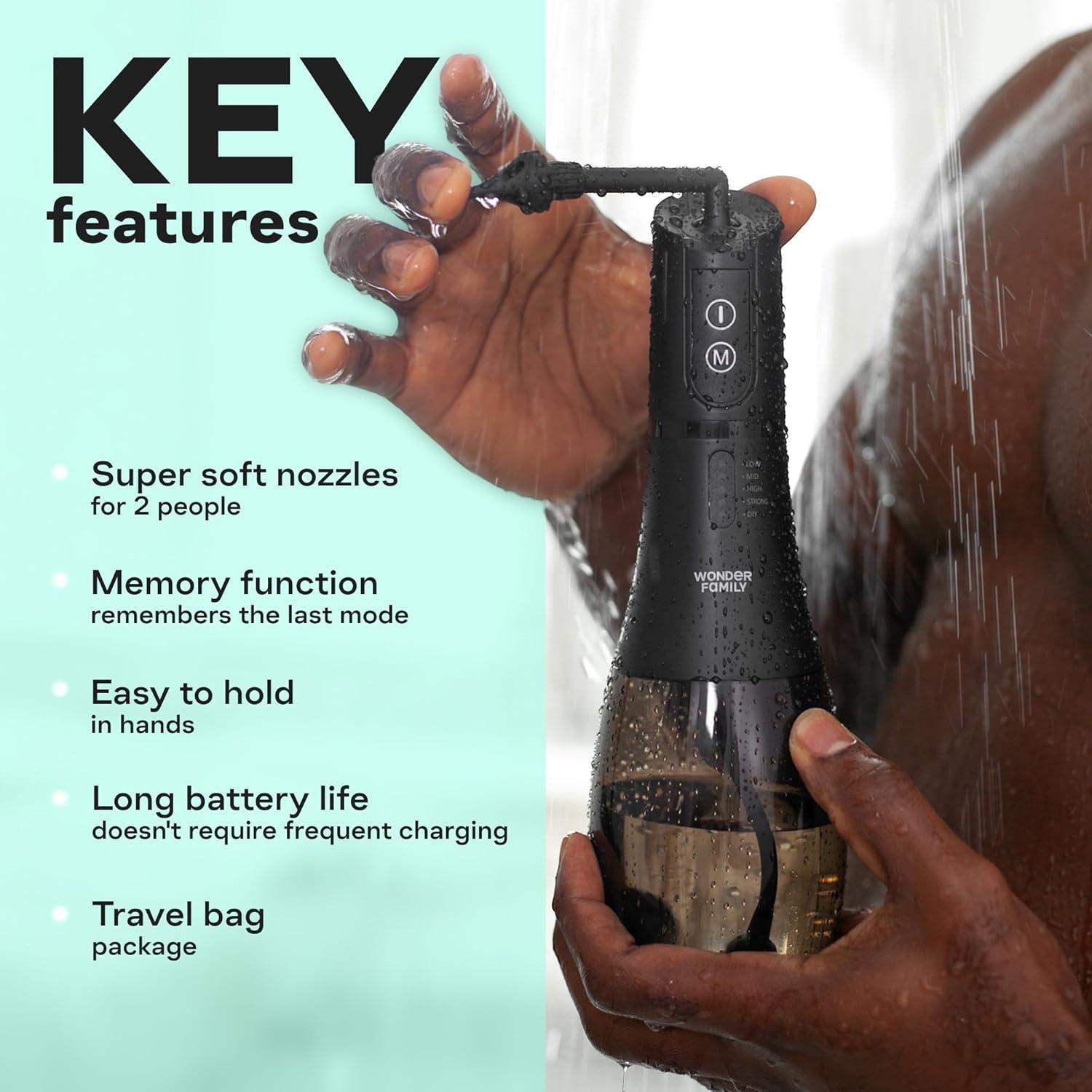 Limpiador de Oídos Eléctrico Wonder Family - 5 Modos, Kit Completo