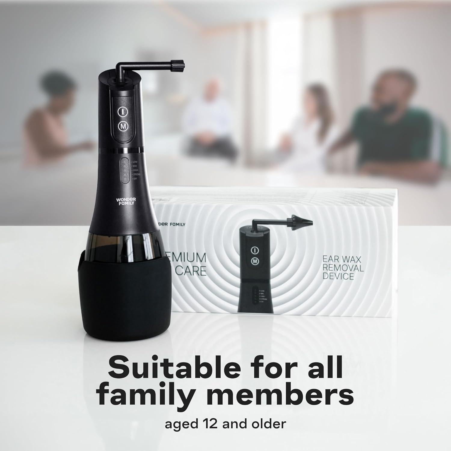 Limpiador de Oídos Eléctrico Wonder Family - 5 Modos, Kit Completo